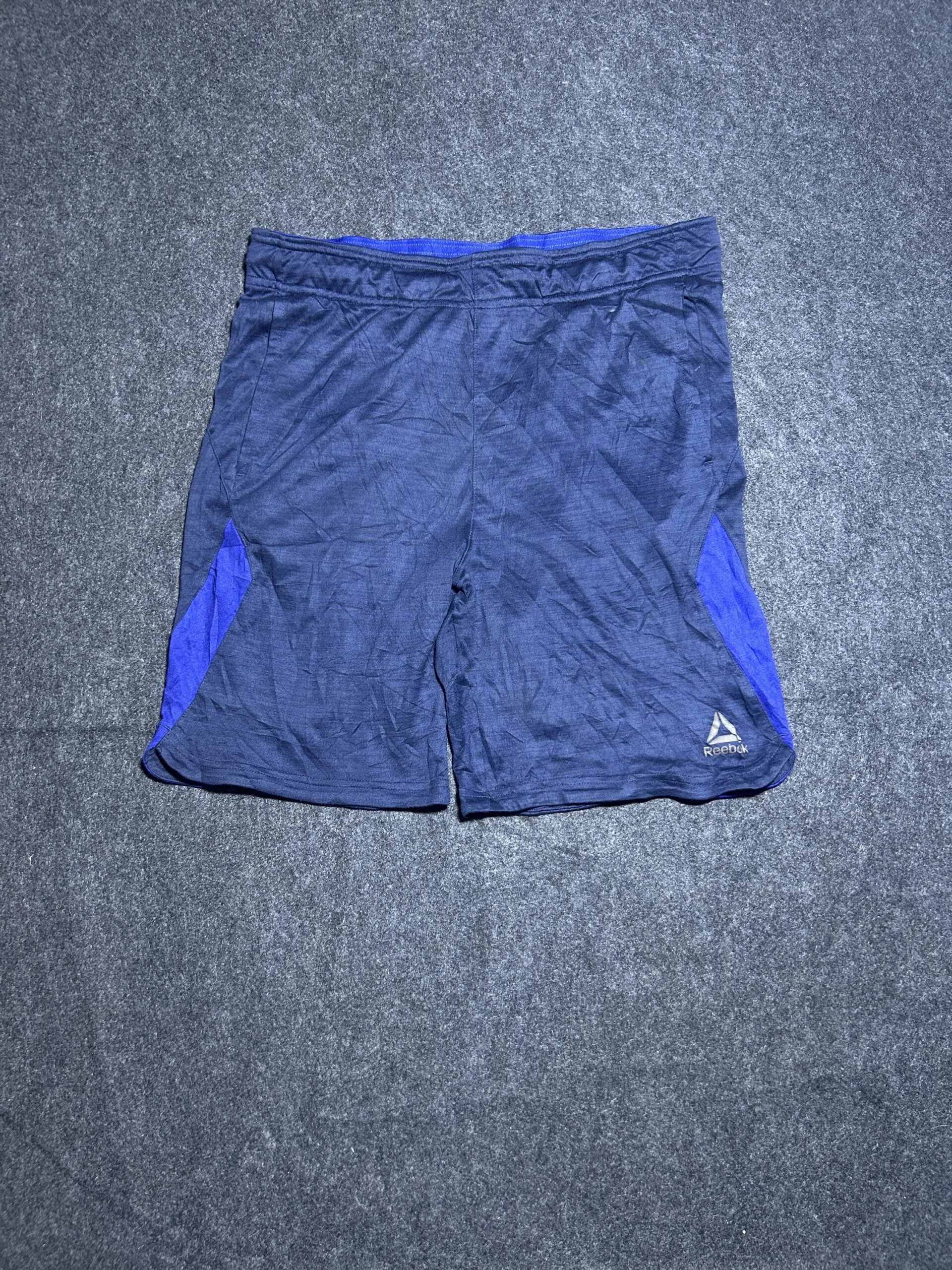 Reebok Navy Training Shorts front view