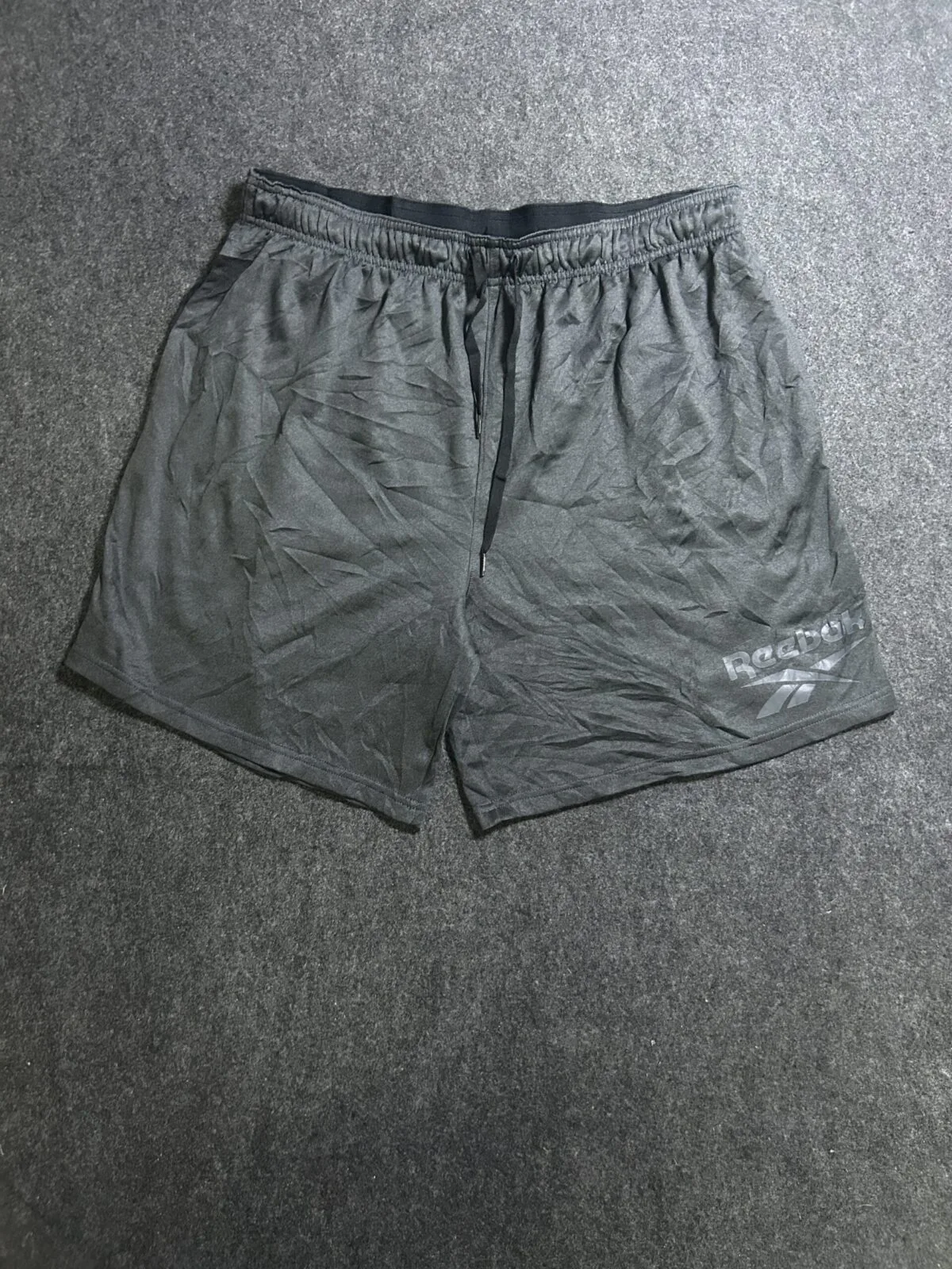 Reebok Black Training Shorts front view