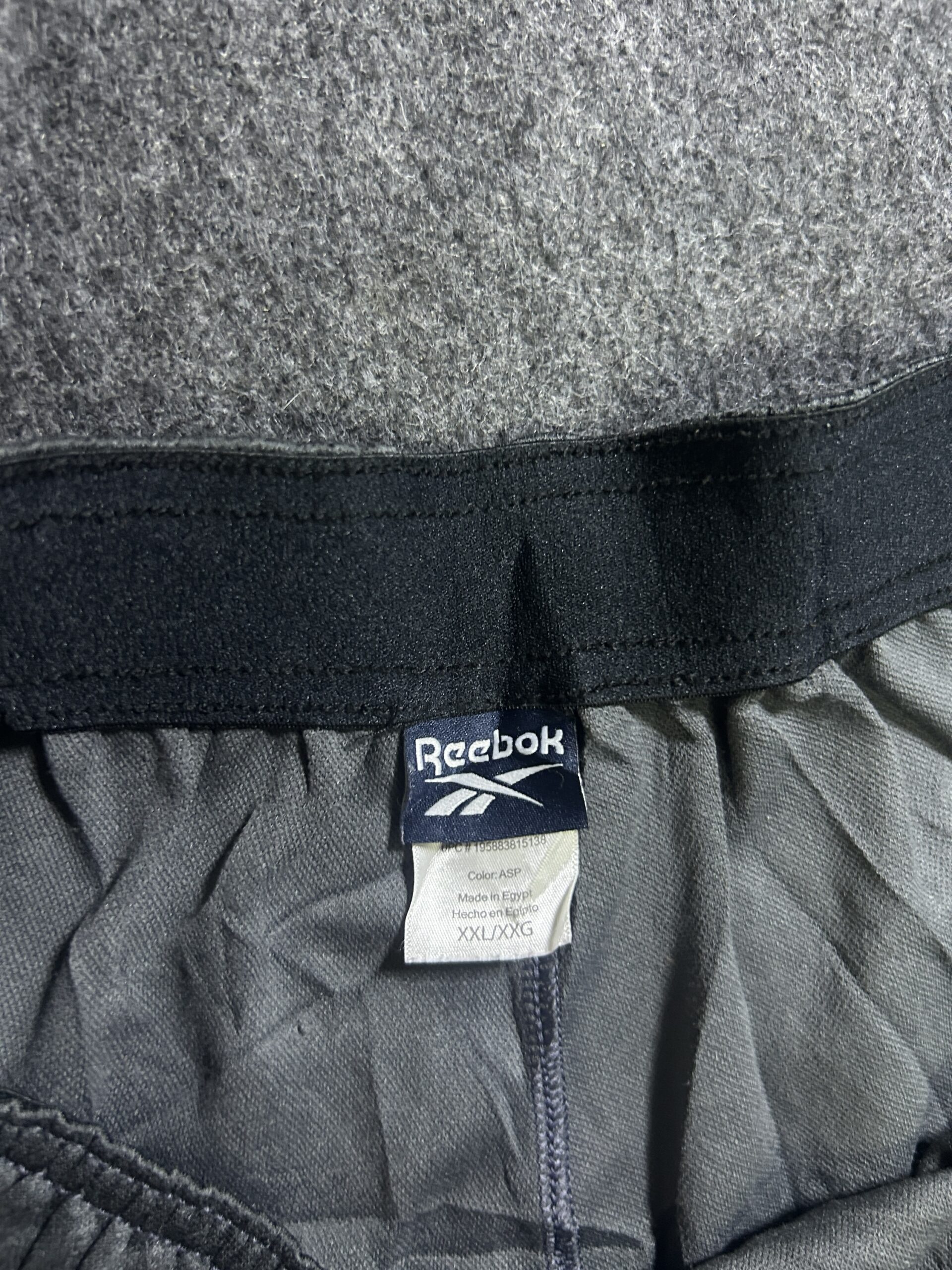 Reebok Black Training Shorts back view