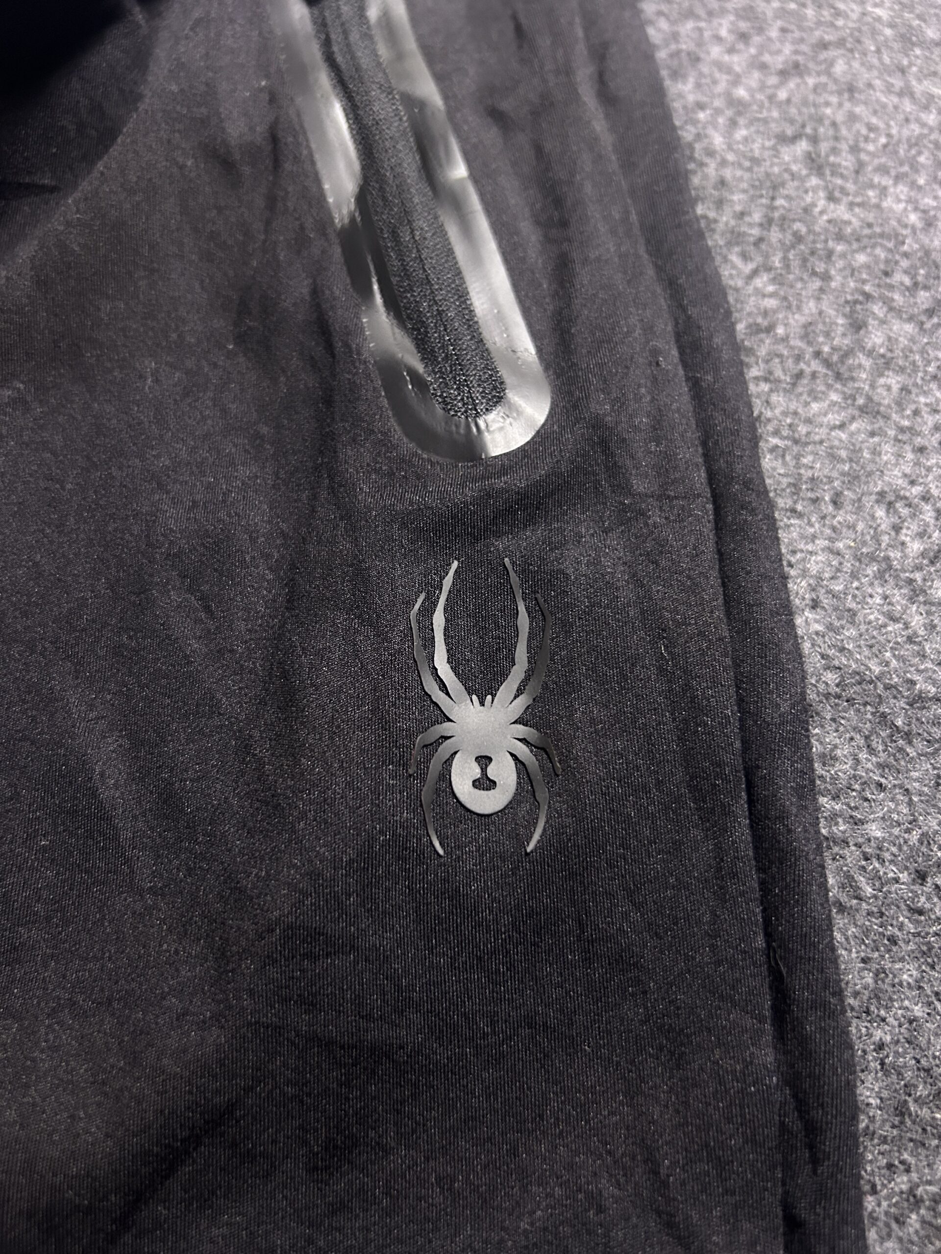 Black Track Pants detail view
