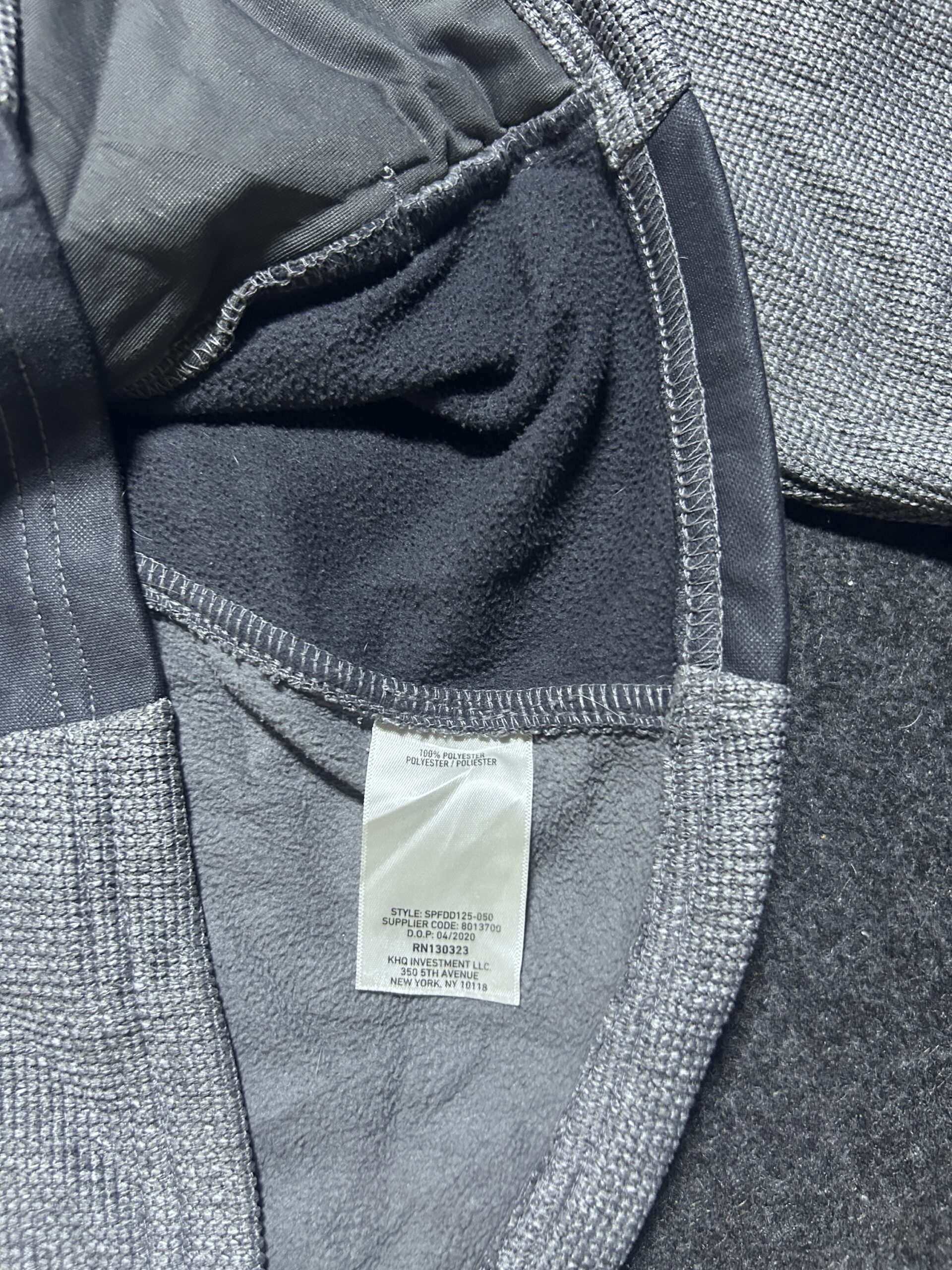 Grey Hoodie detail view