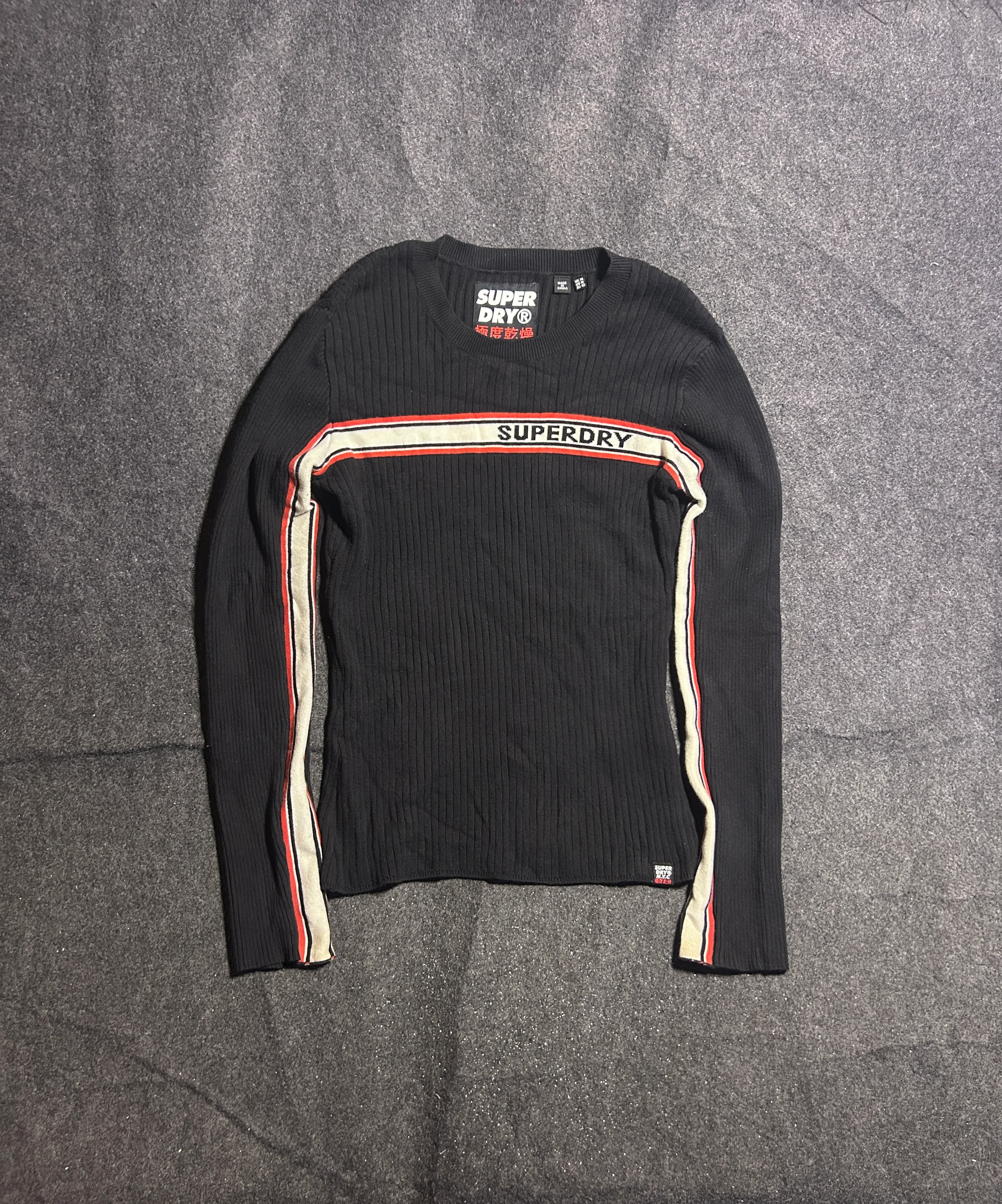 Superdry Black Jeans front view
