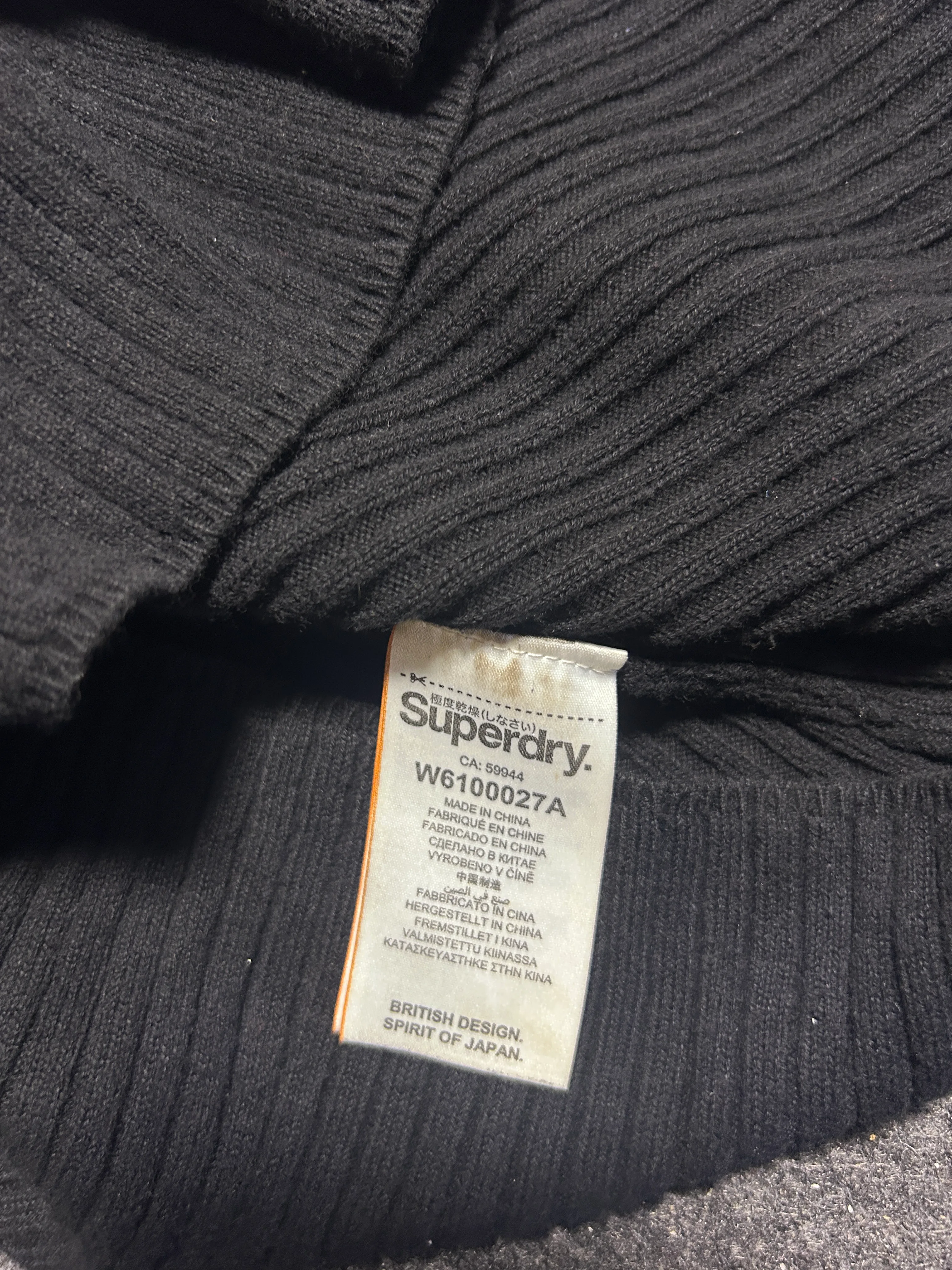 Superdry Black Jeans detail view