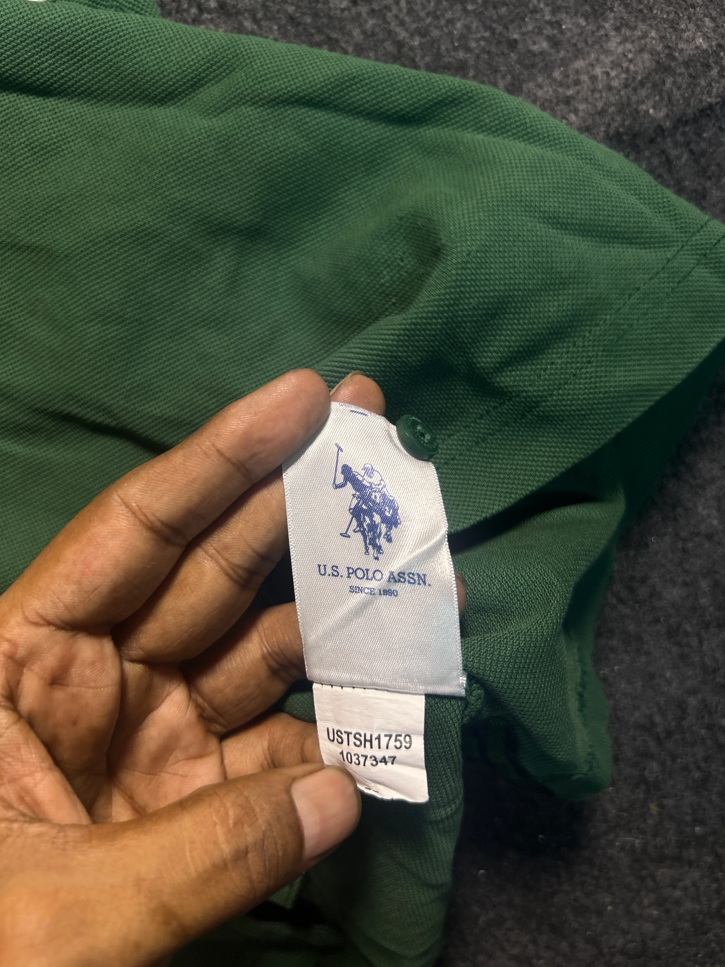 U.S. Polo Assn. Navy Track Pants detail view