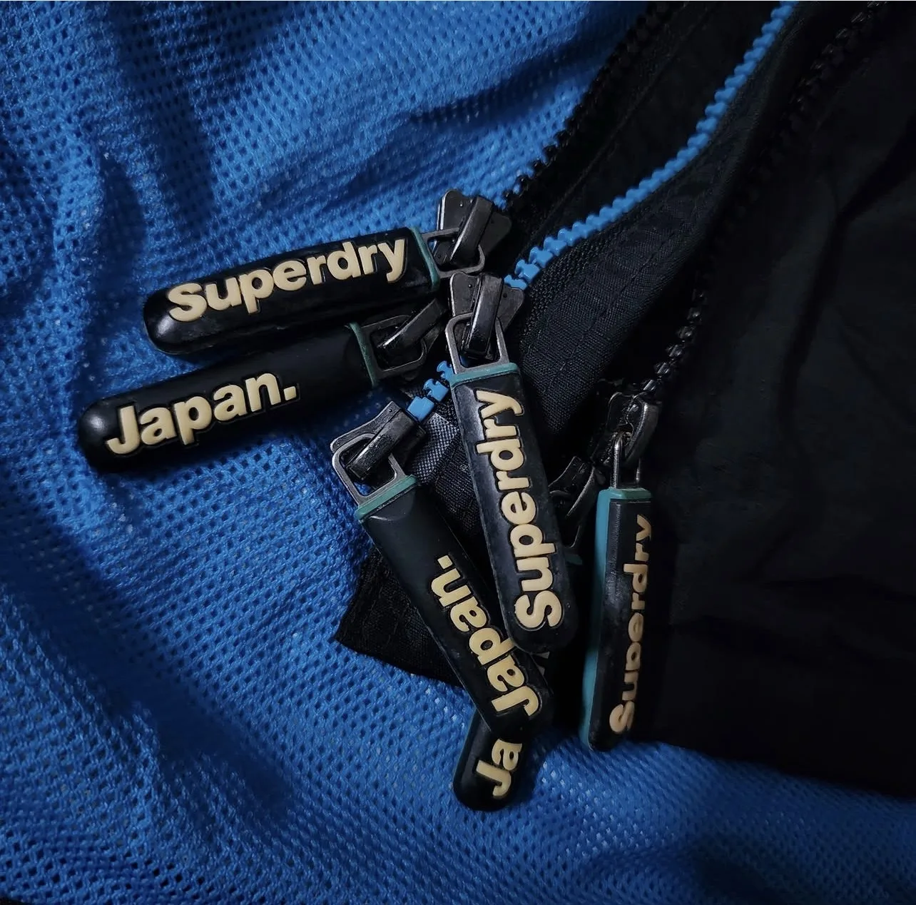 Superdry Black Windbreaker Jacket detail view