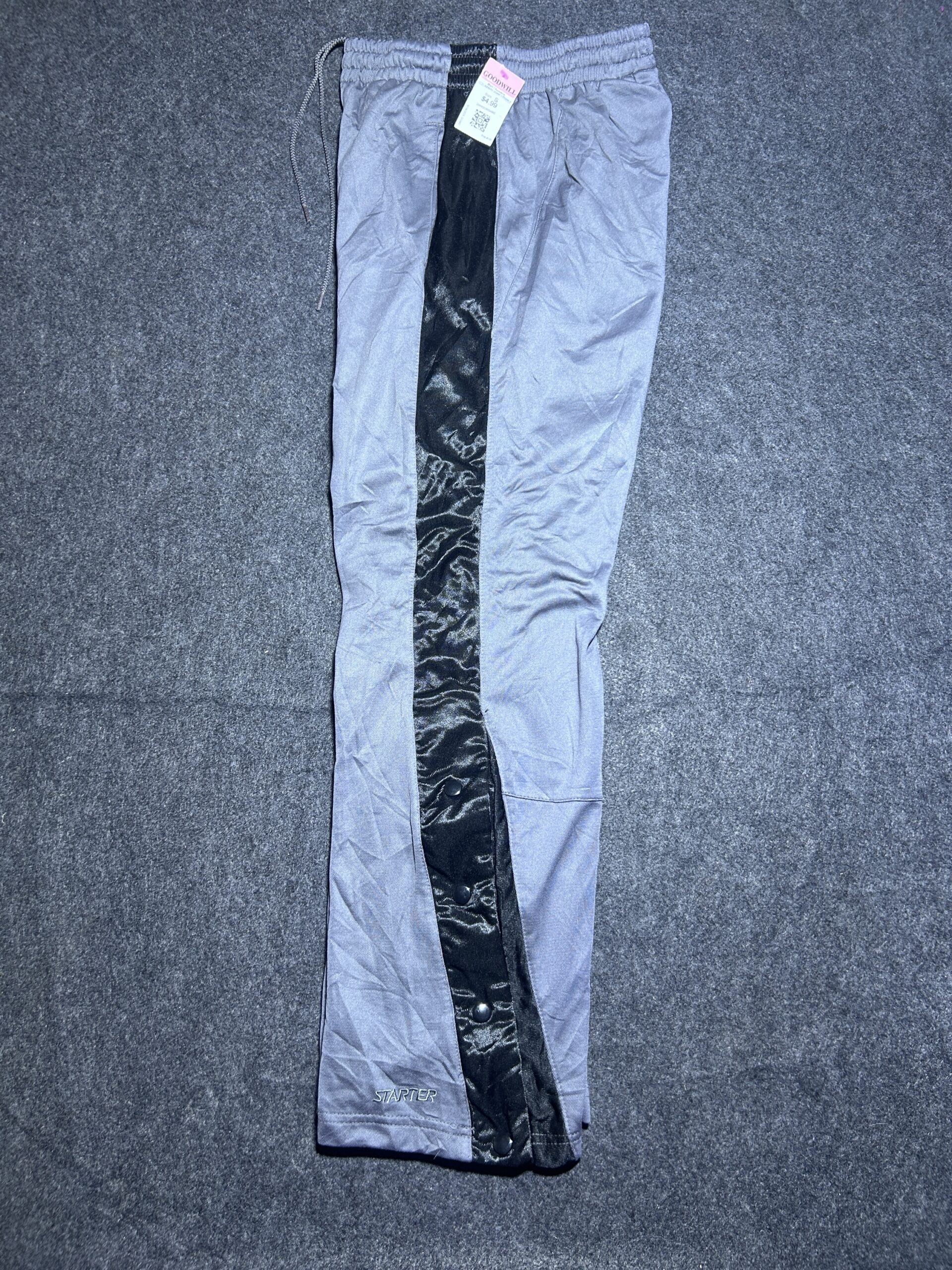Black Track Pants detail view