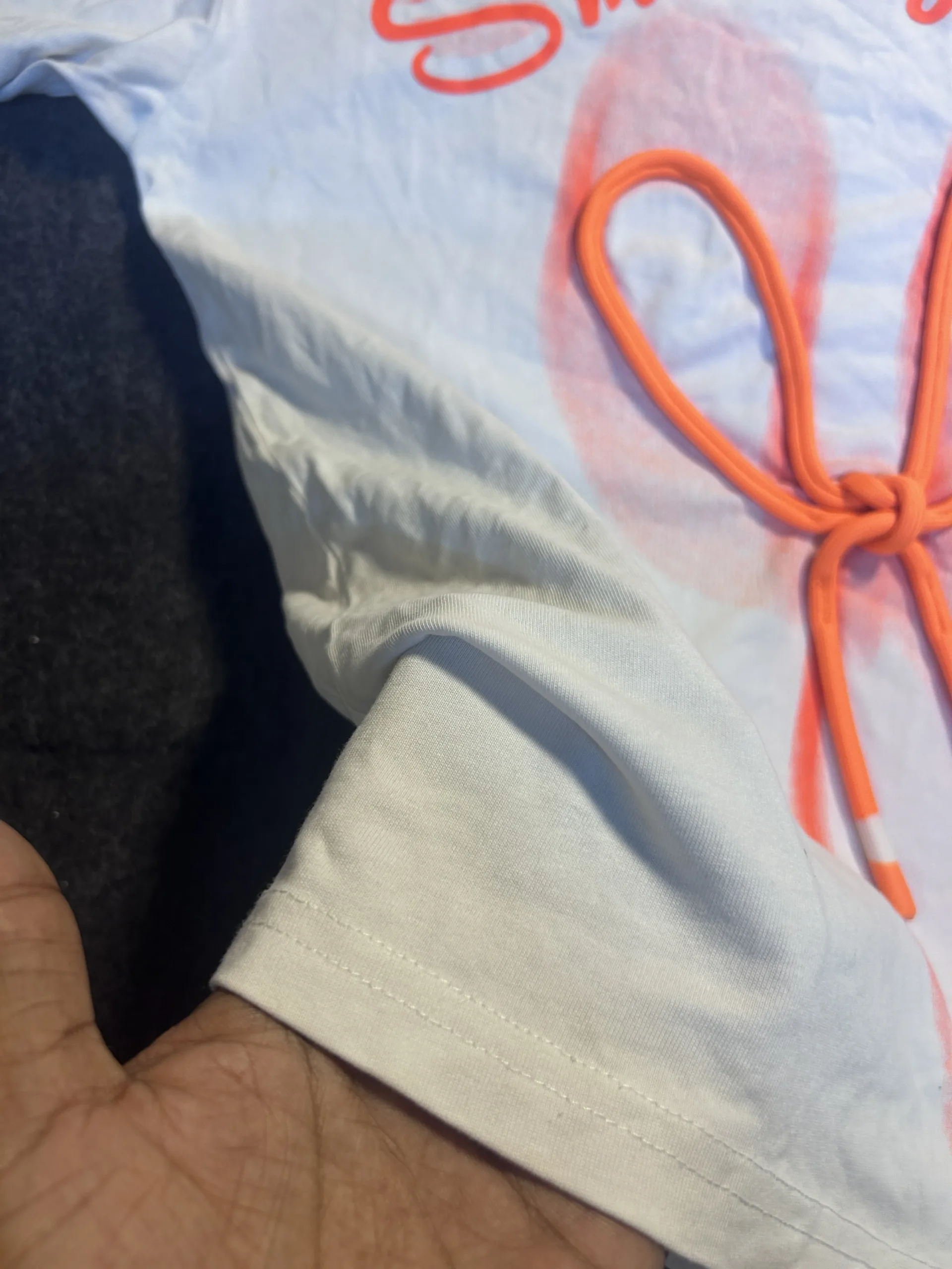 White T-Shirt detail view