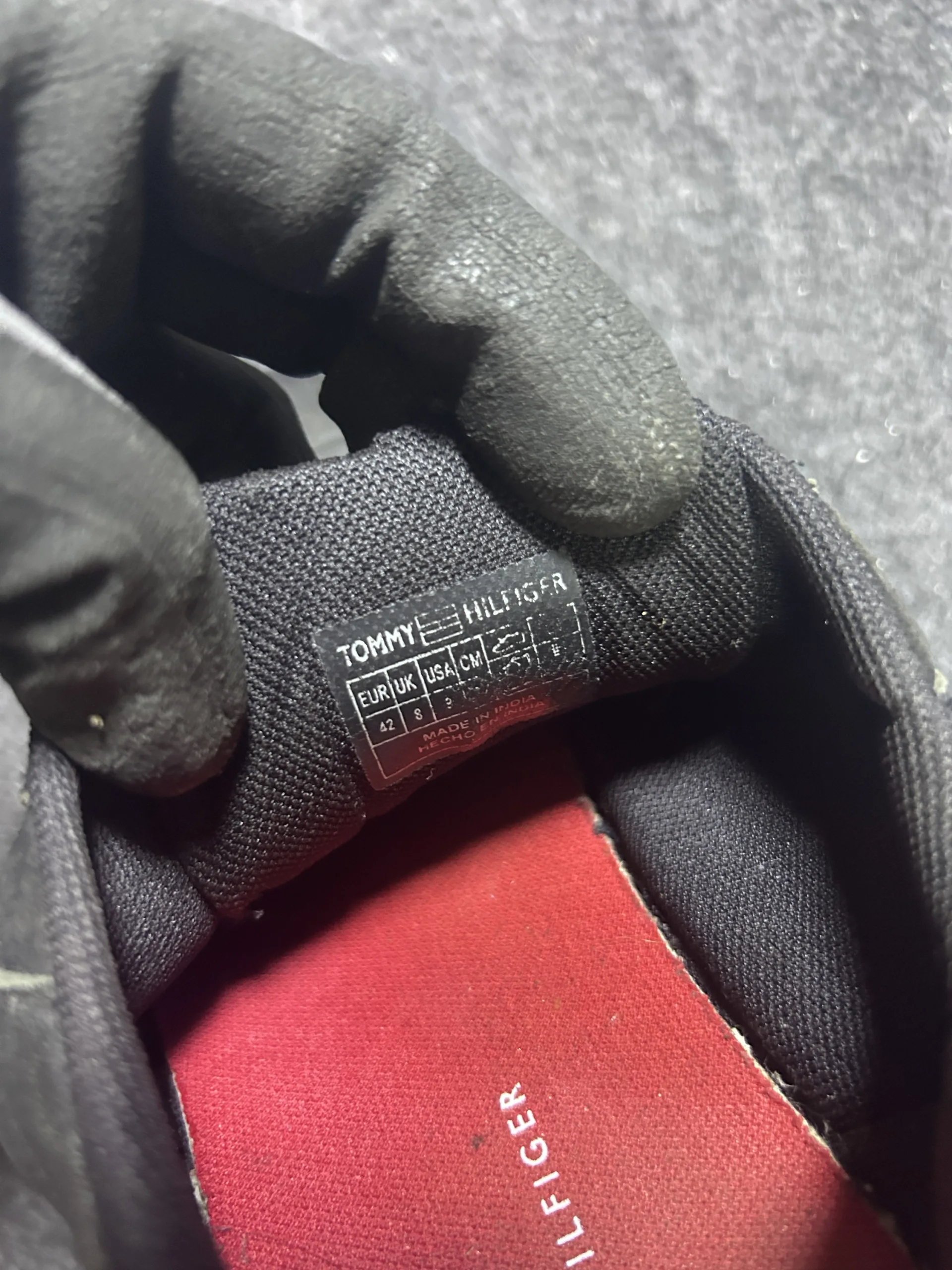 Tommy Hilfiger Black simple back view