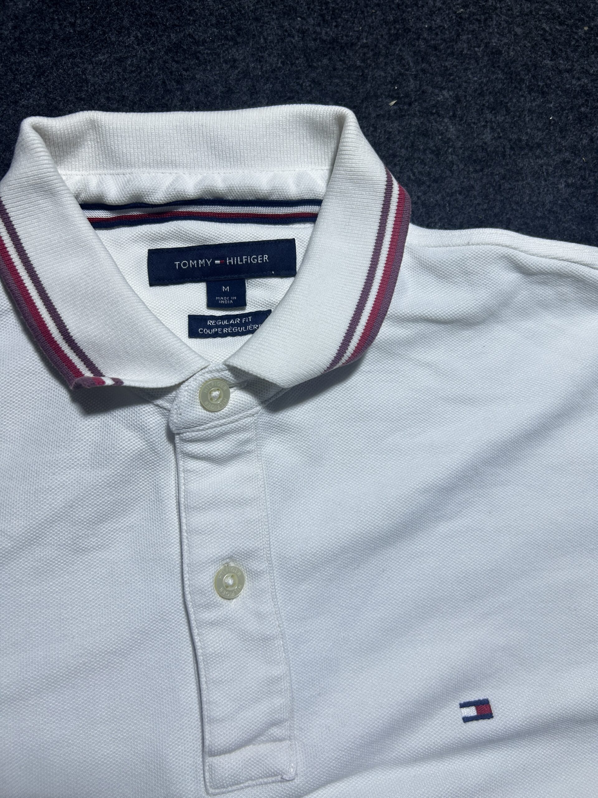 Tommy Hilfiger White T-Shirt back view