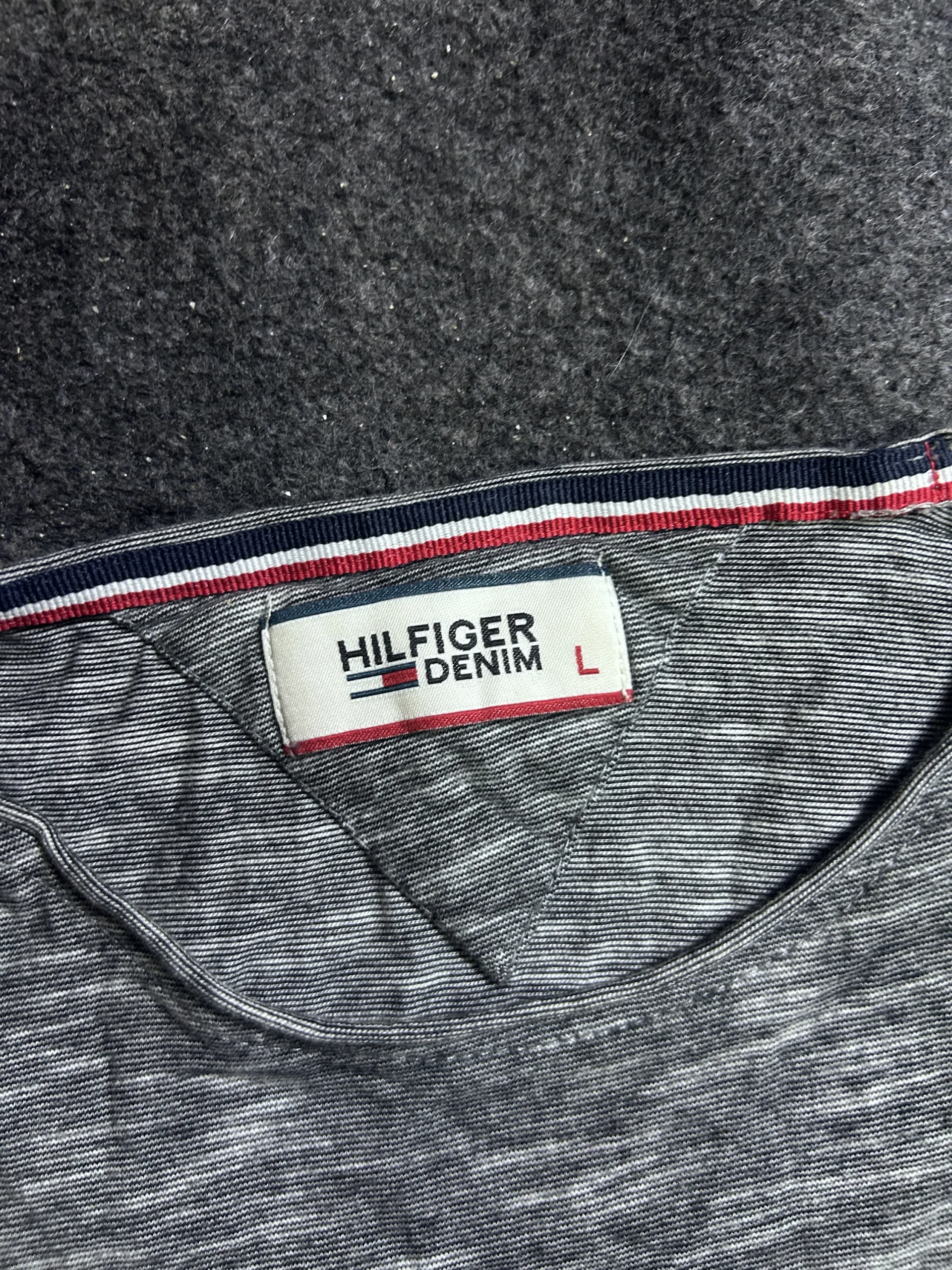 Tommy Hilfiger Grey T-Shirt detail view