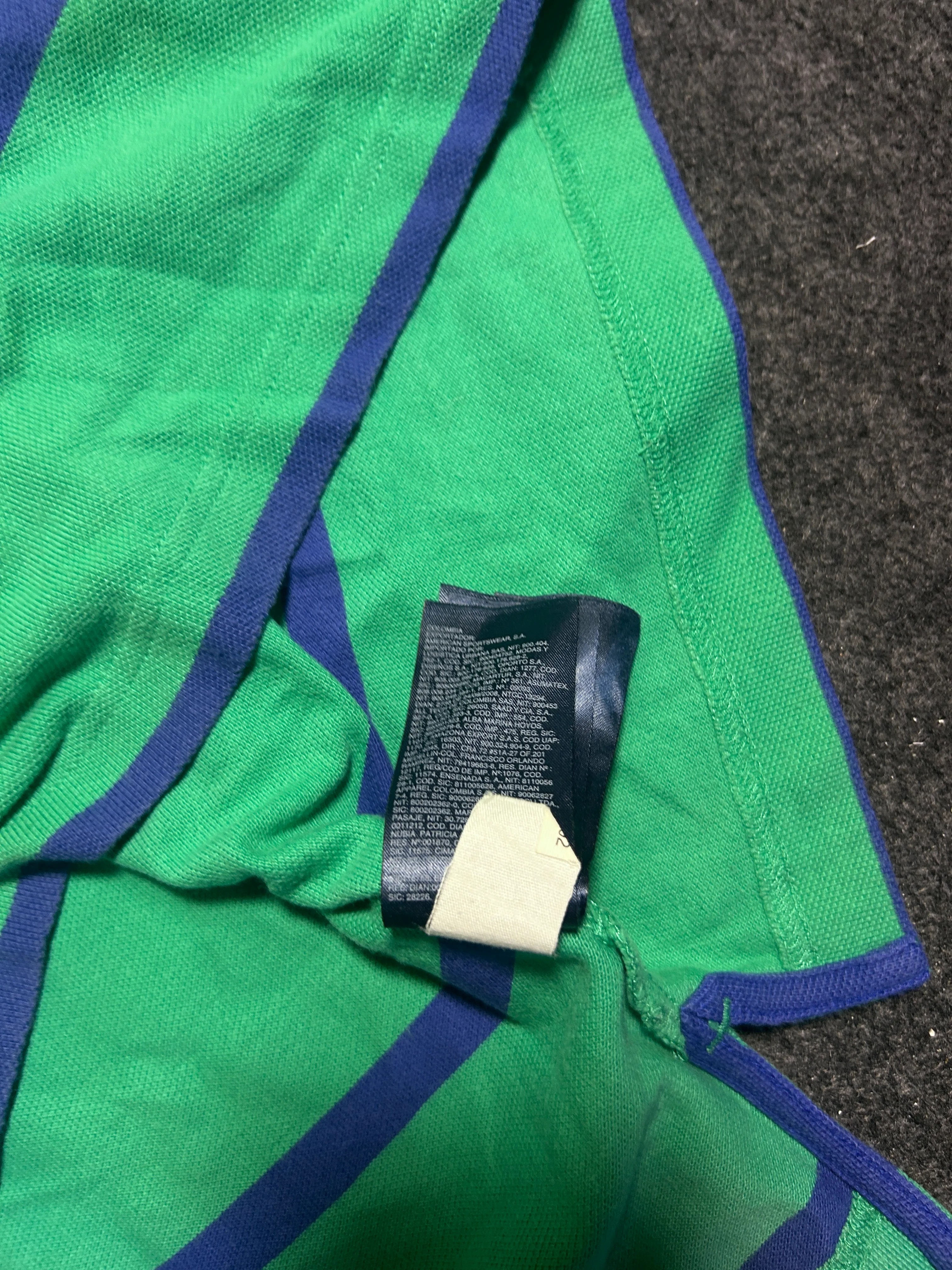 Tommy Hilfiger Blue Polo Shirt detail view
