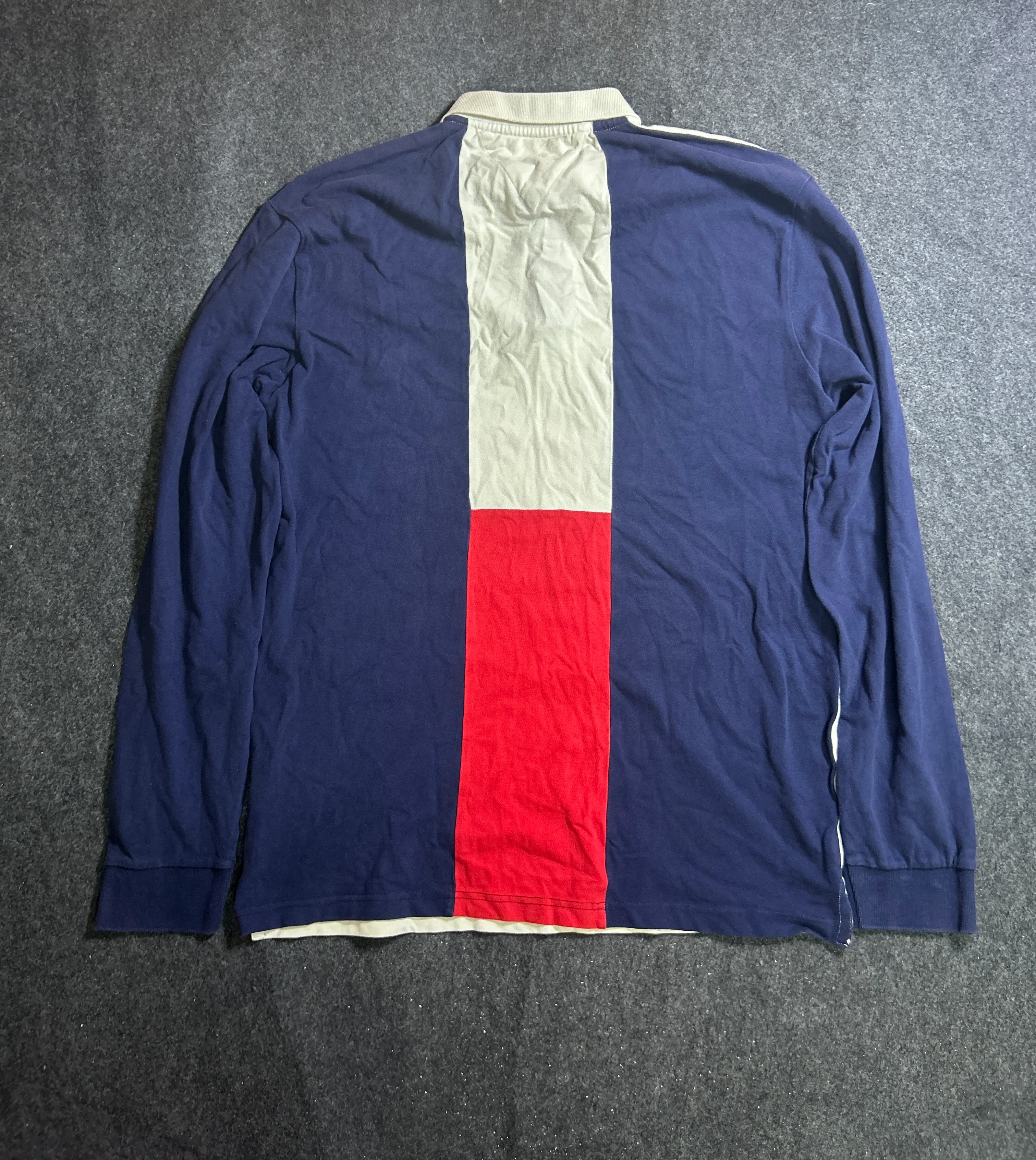 Tommy Hilfiger Navy Polo Shirt detail view