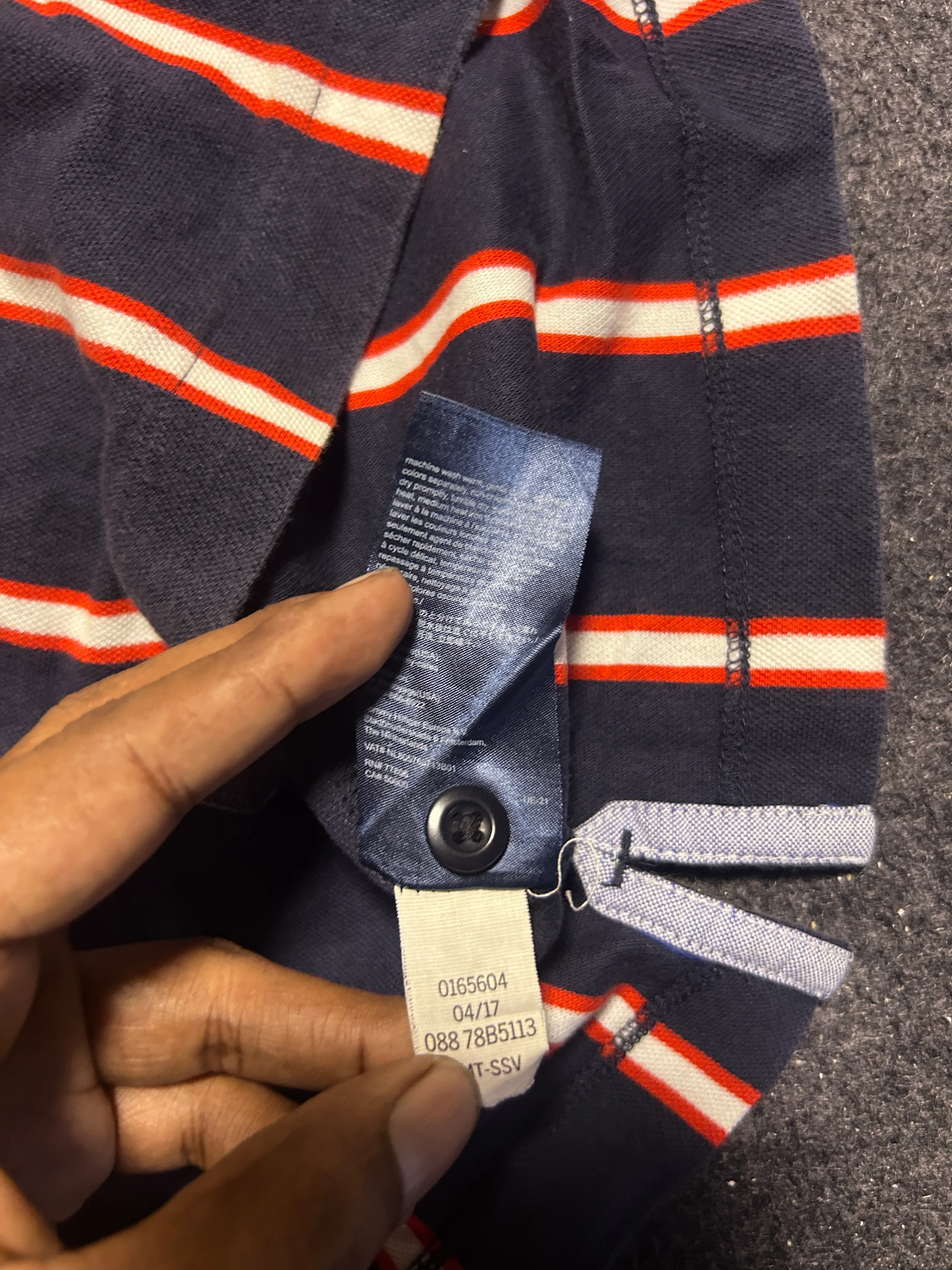 Tommy Hilfiger Navy Polo Shirt alternate view