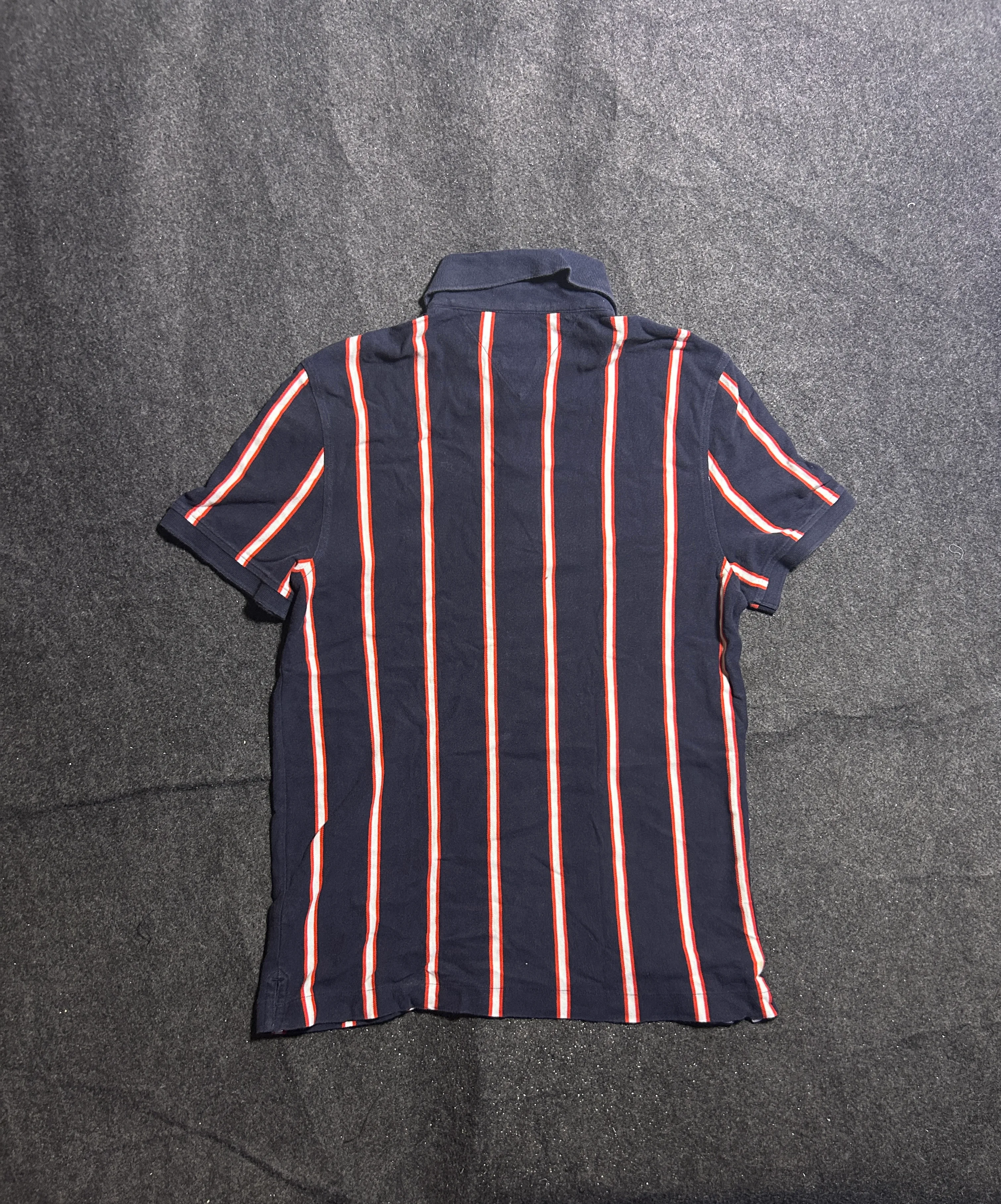 Tommy Hilfiger Navy Polo Shirt back view
