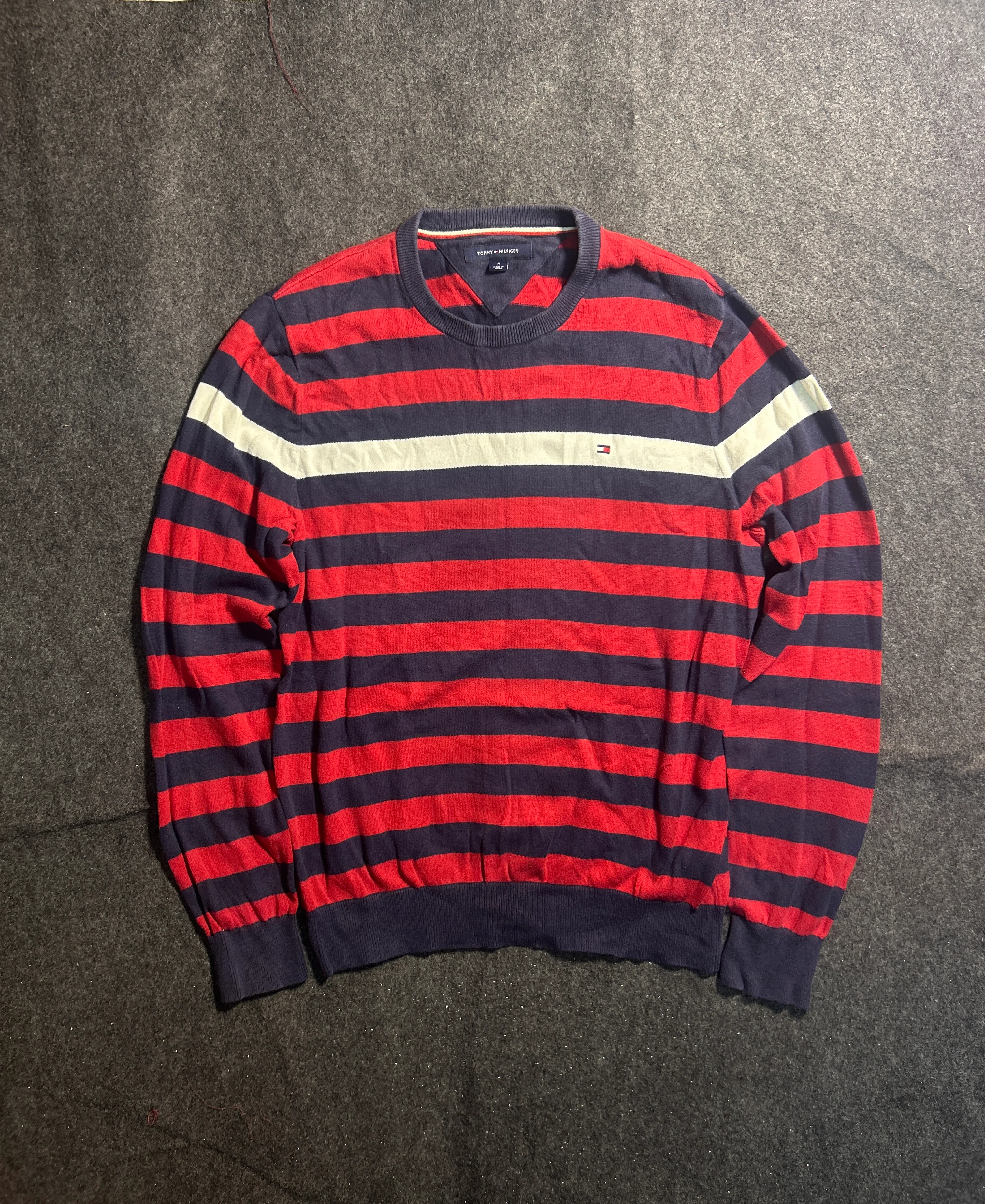 Tommy Hilfiger Navy Sweater front view