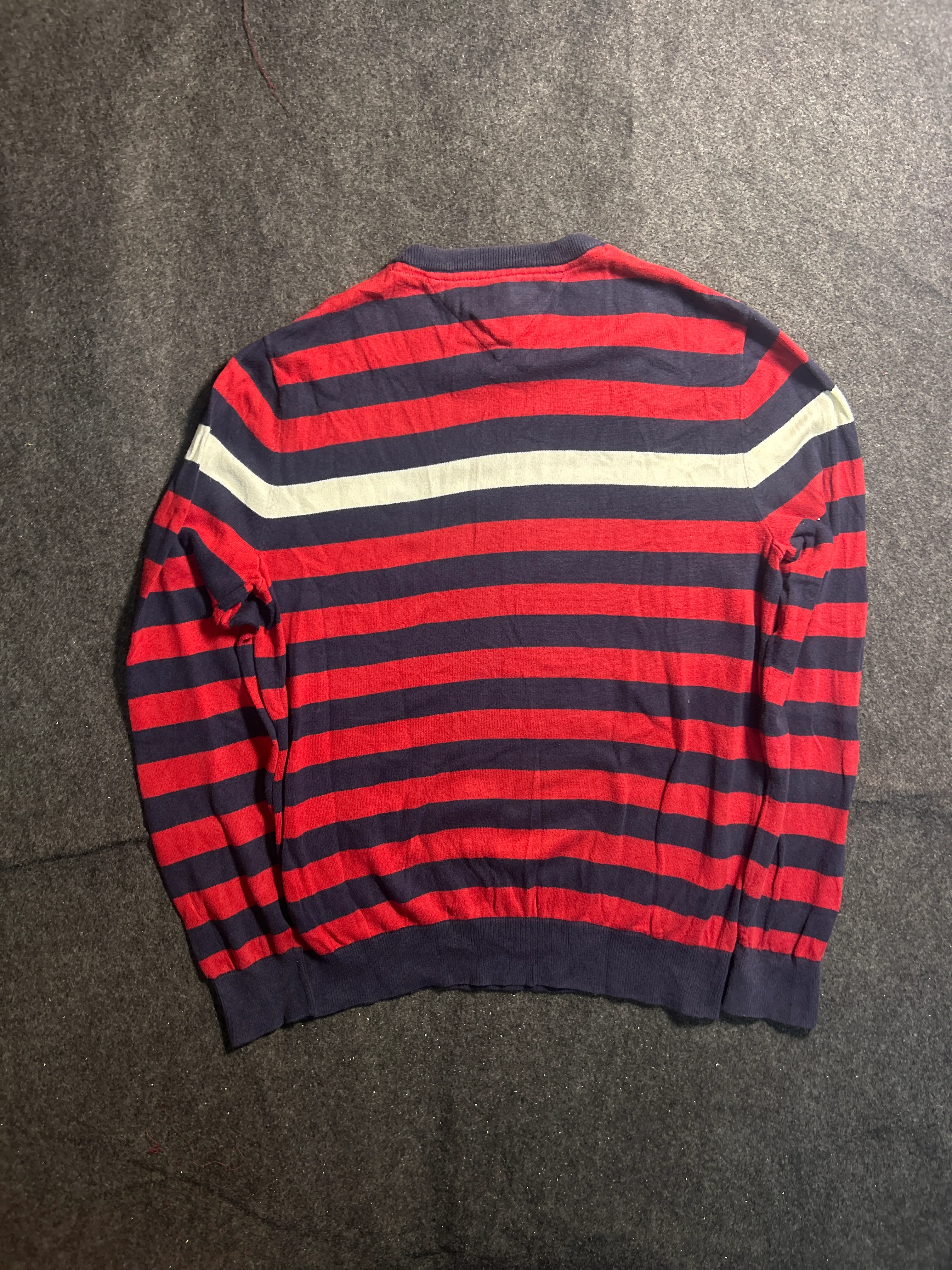 Tommy Hilfiger Navy Sweater back view