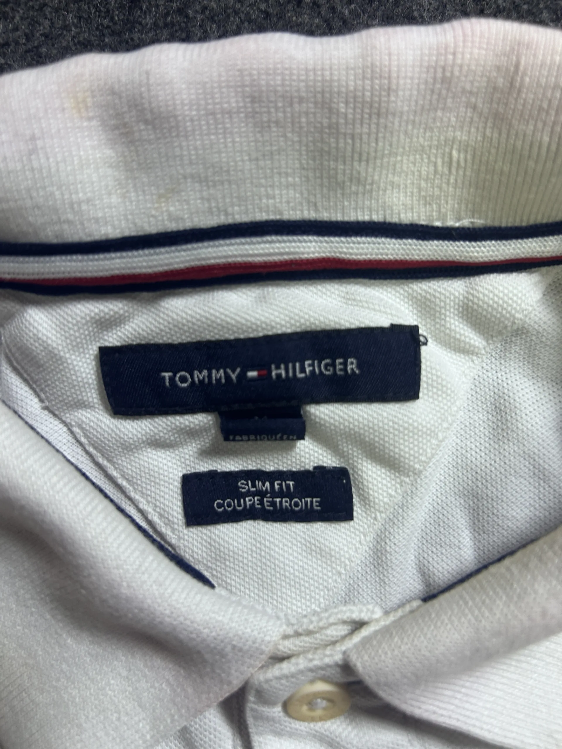 Tommy Hilfiger White T-Shirt detail view