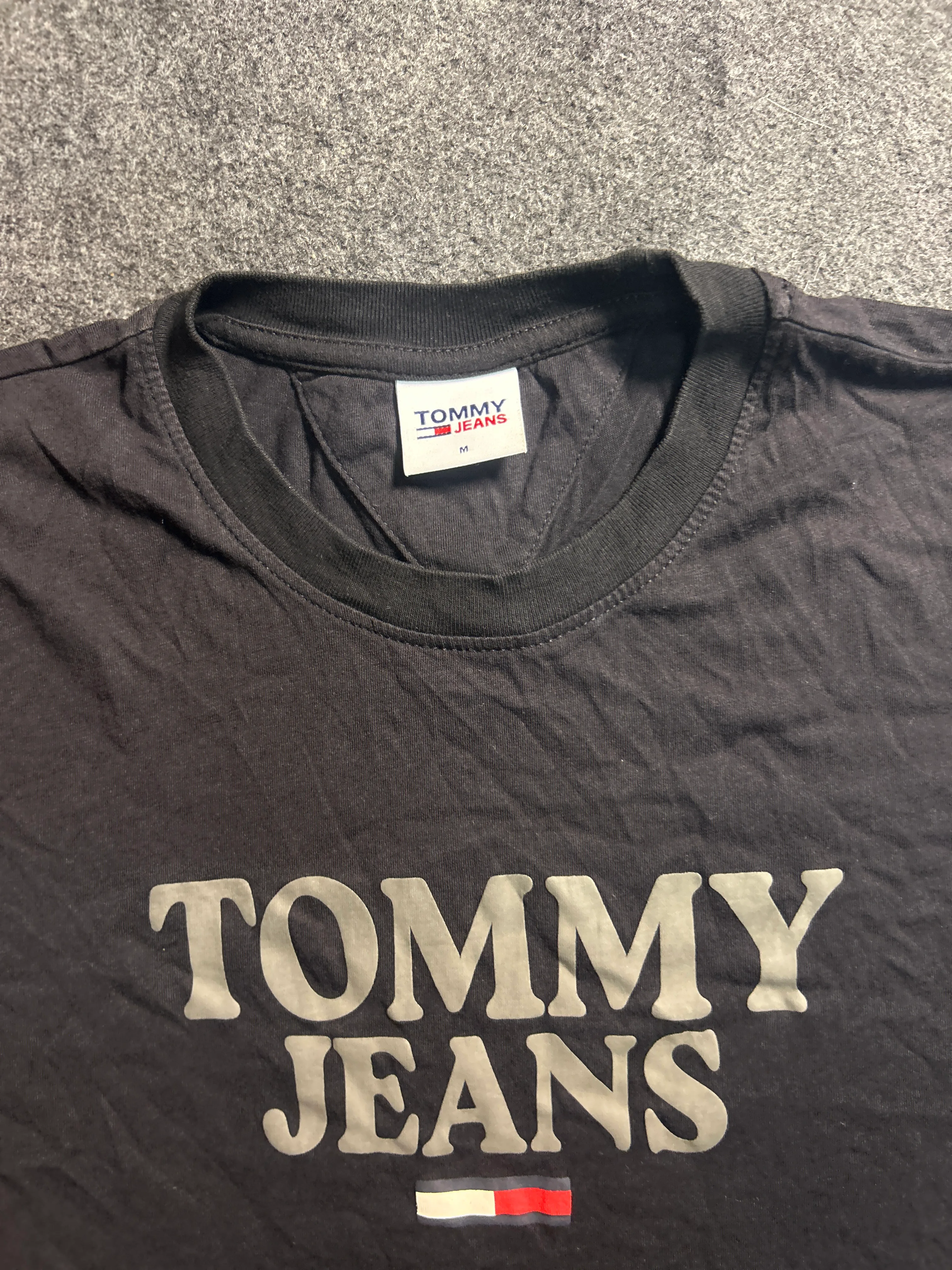 Tommy Hilfiger Black Track Pants back view