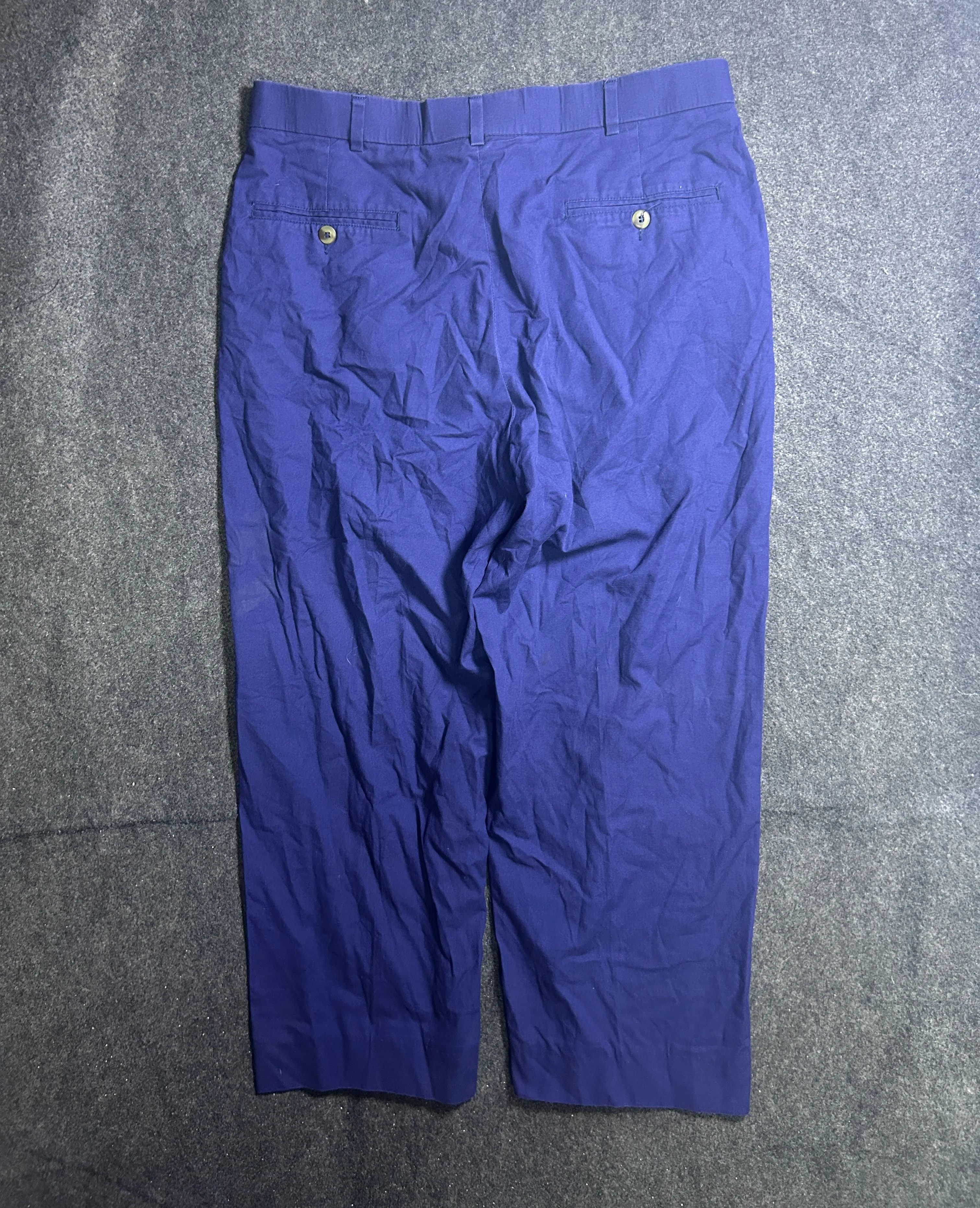 Blue Trousers back view
