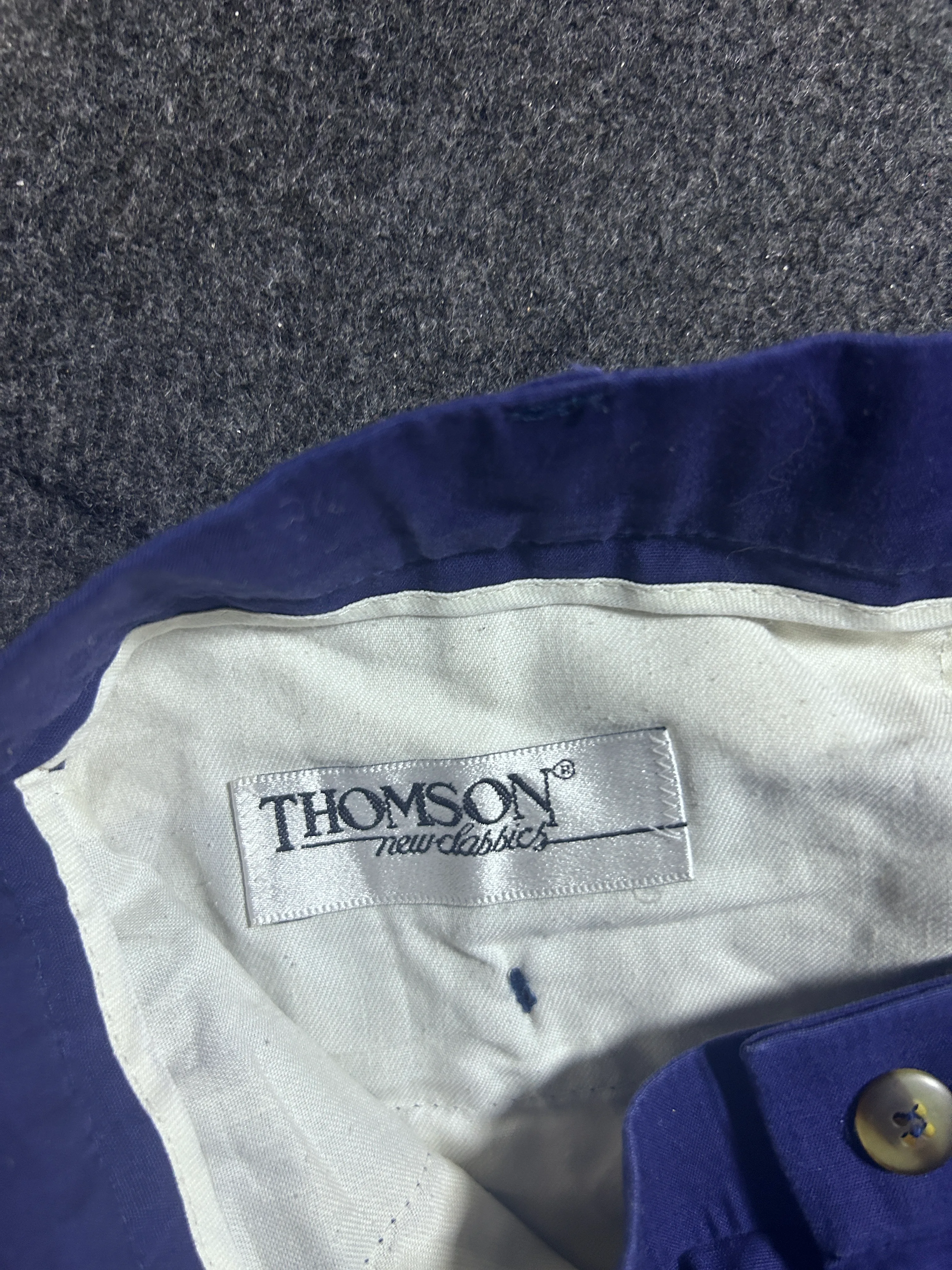 Blue Trousers detail view