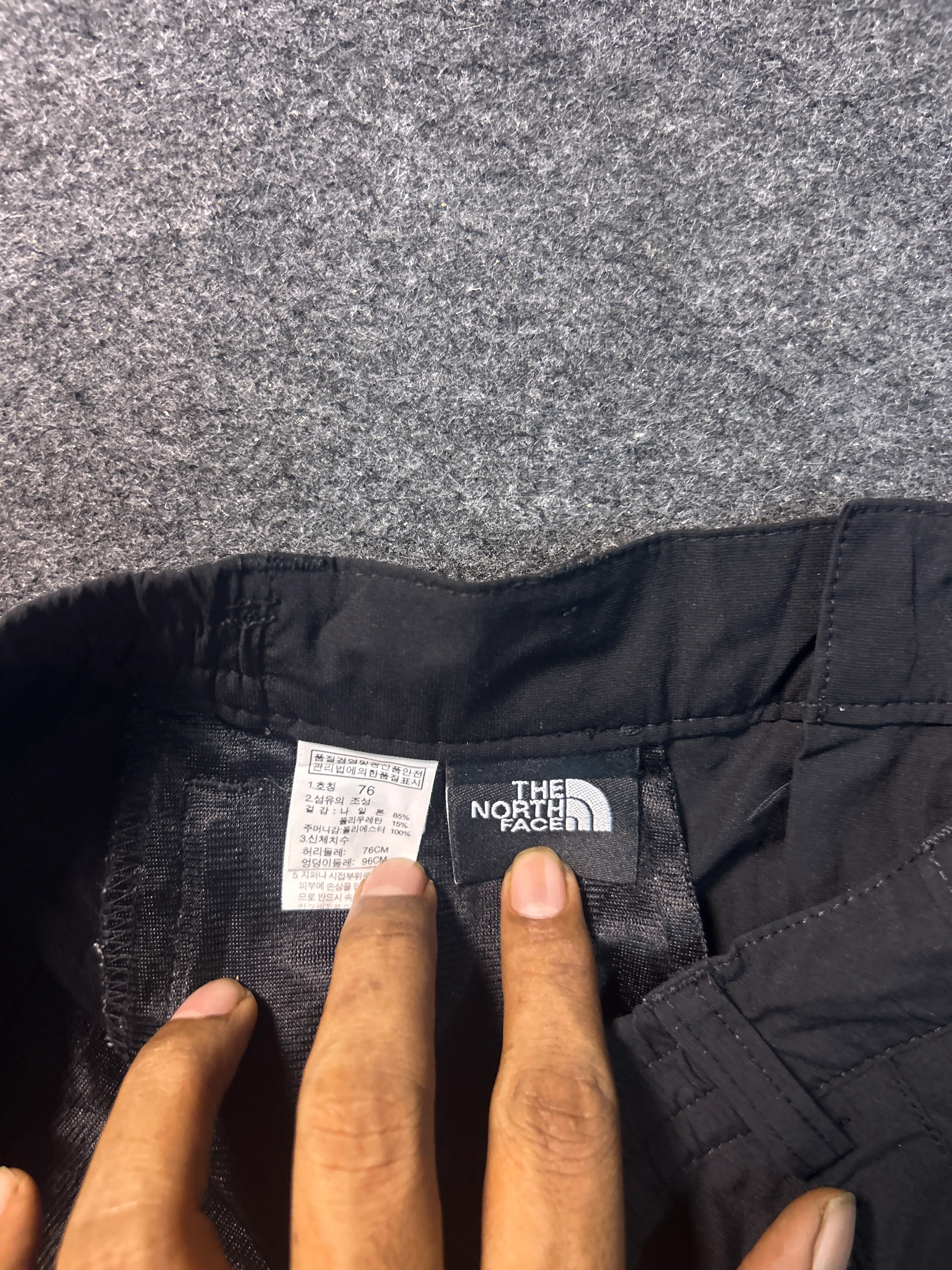 The North Face Black Pants detail view