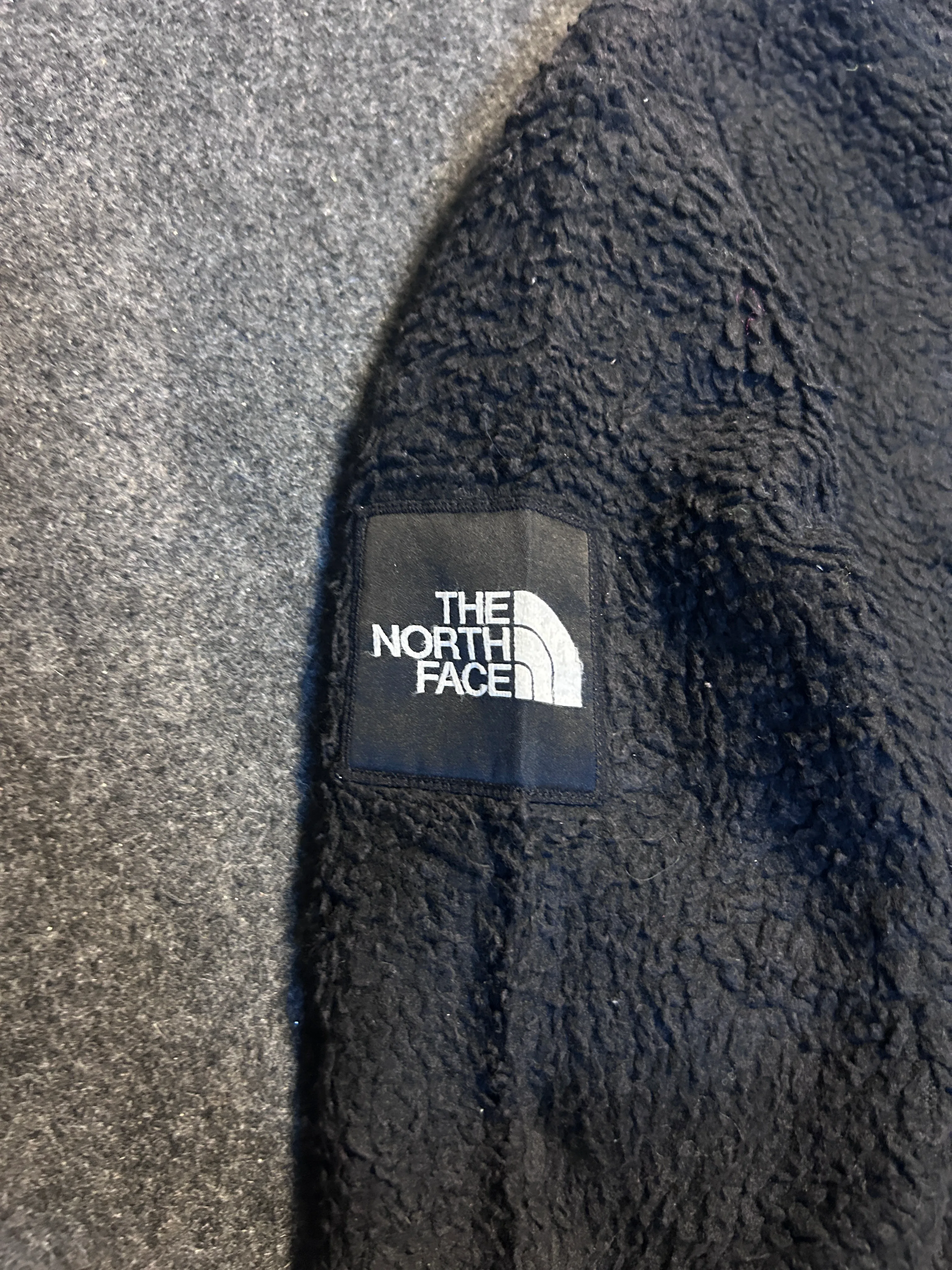 The North Face Black Series Black Fleece Jacket back view