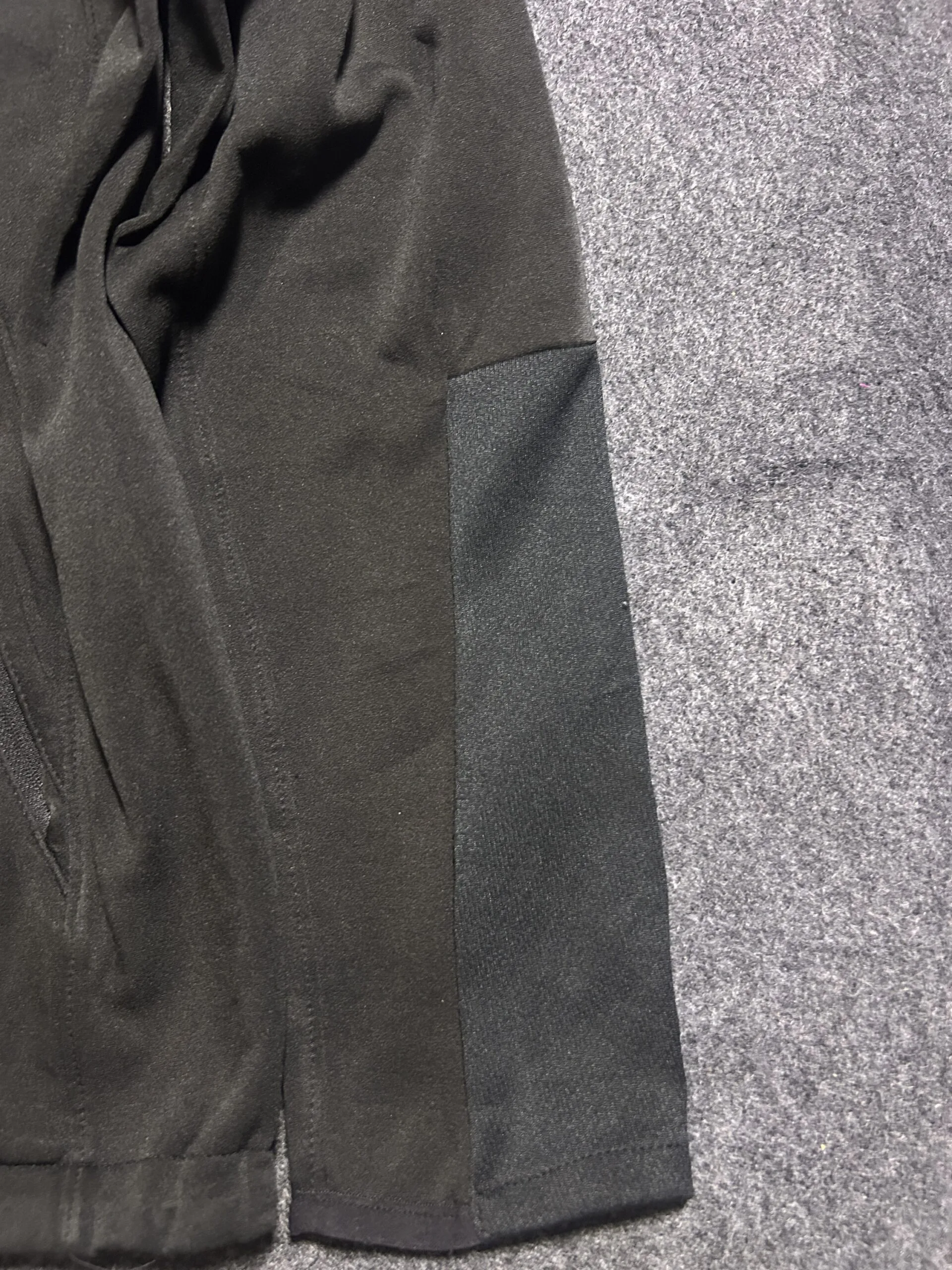 The North Face Black Softshell Jacket detail view