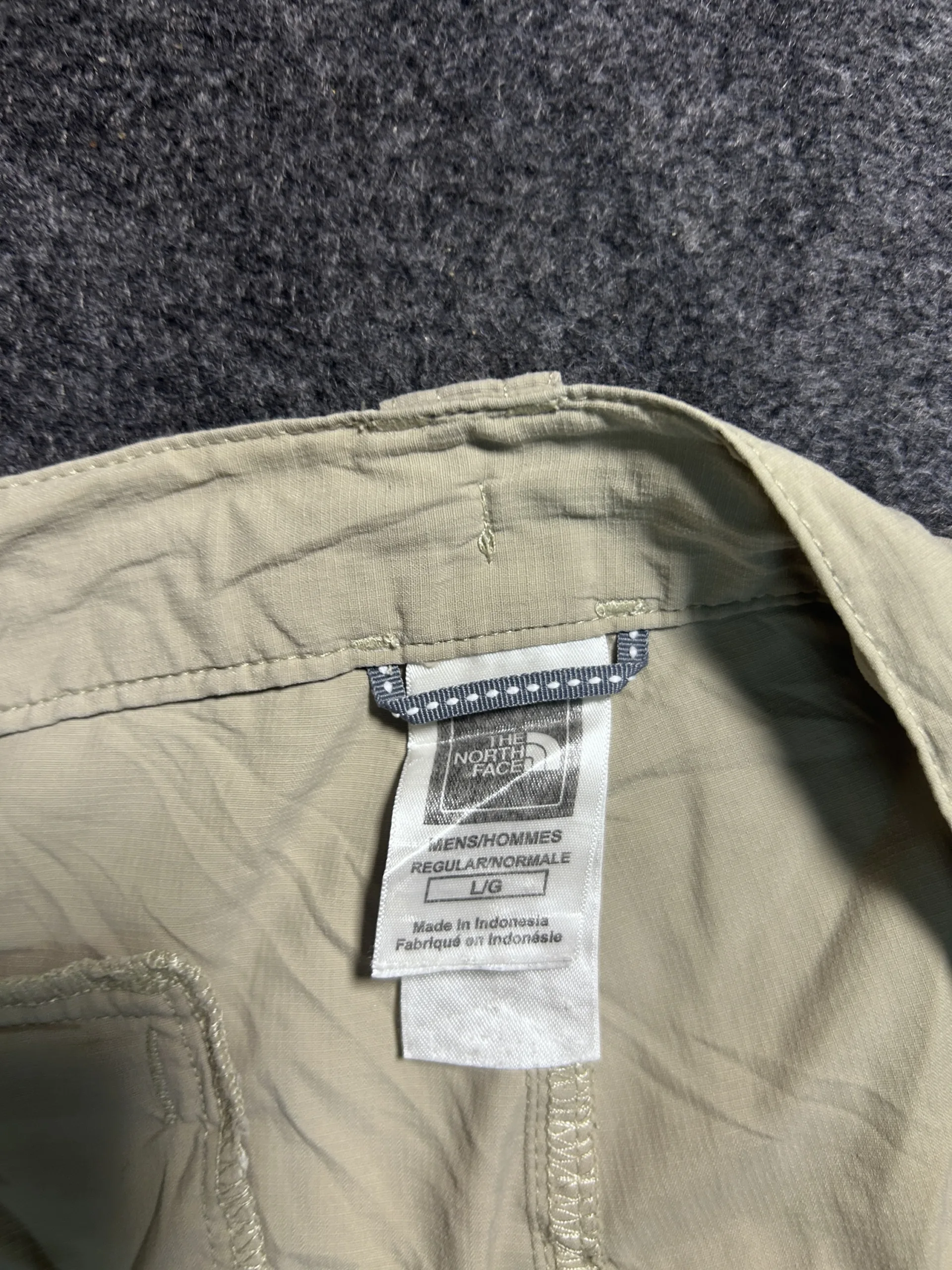 The North Face Beige Shorts back view