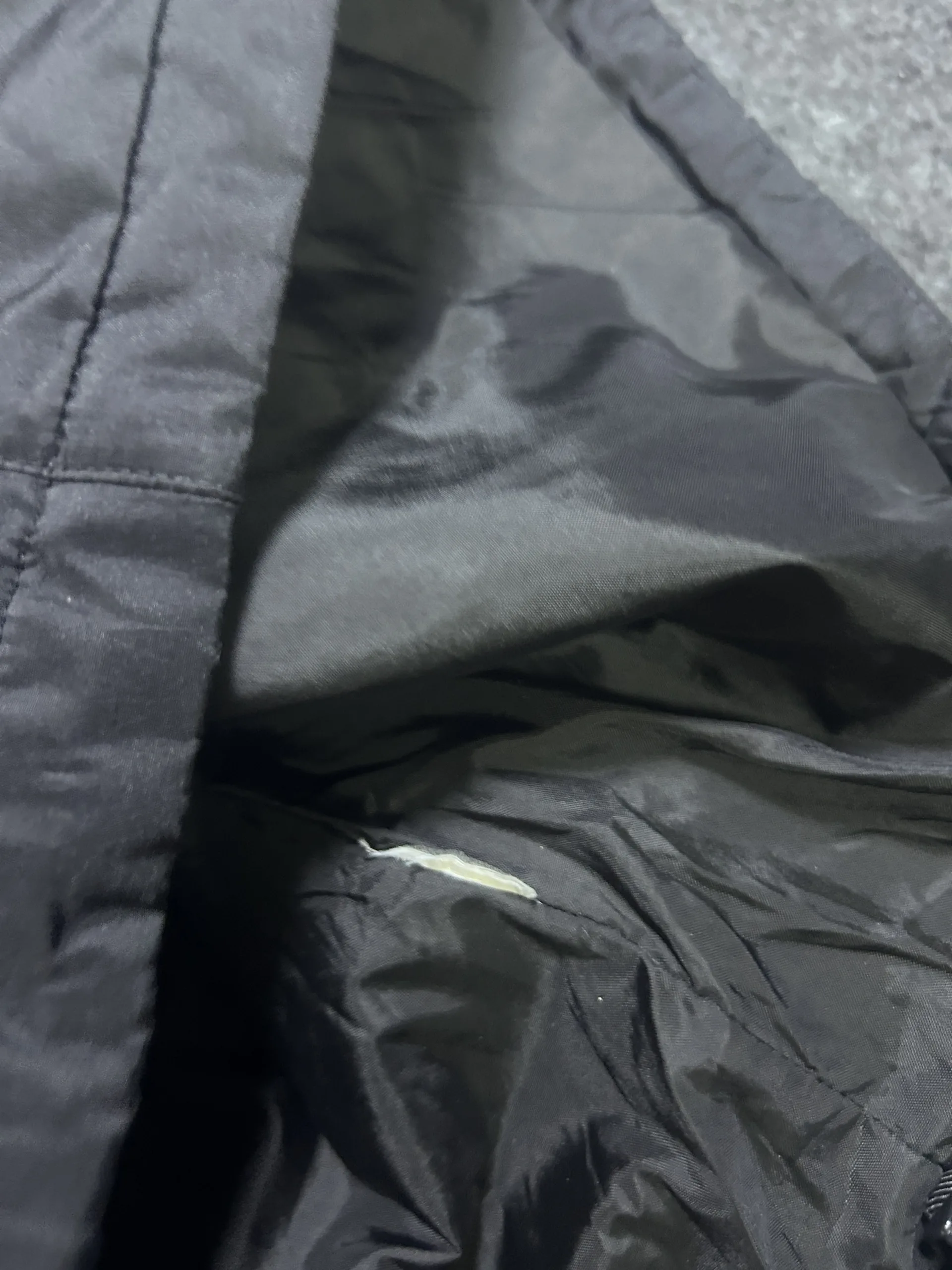 The North Face Black Puffer Jacket back view