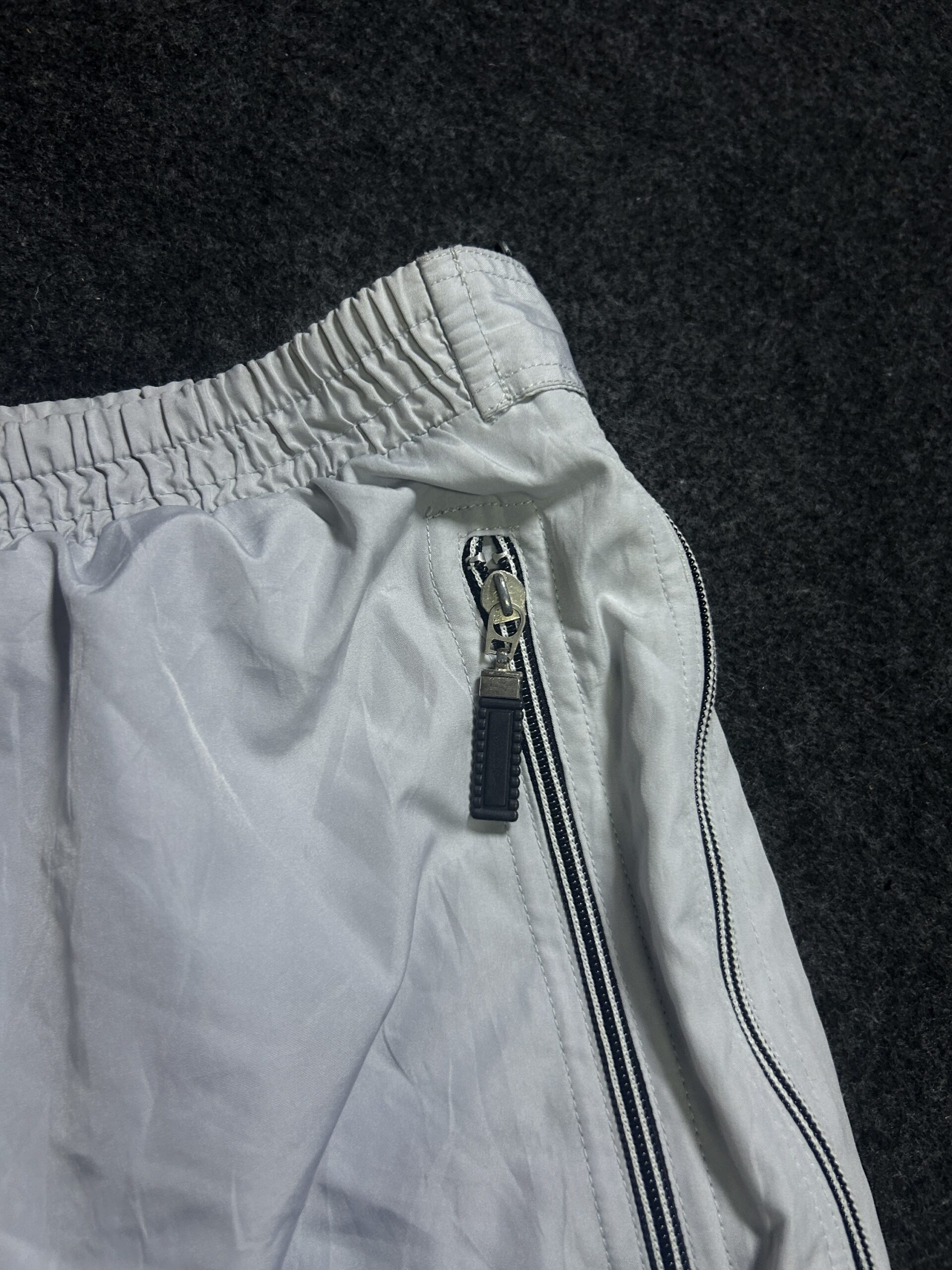 The North Face Grey Windbreaker Jacket back view