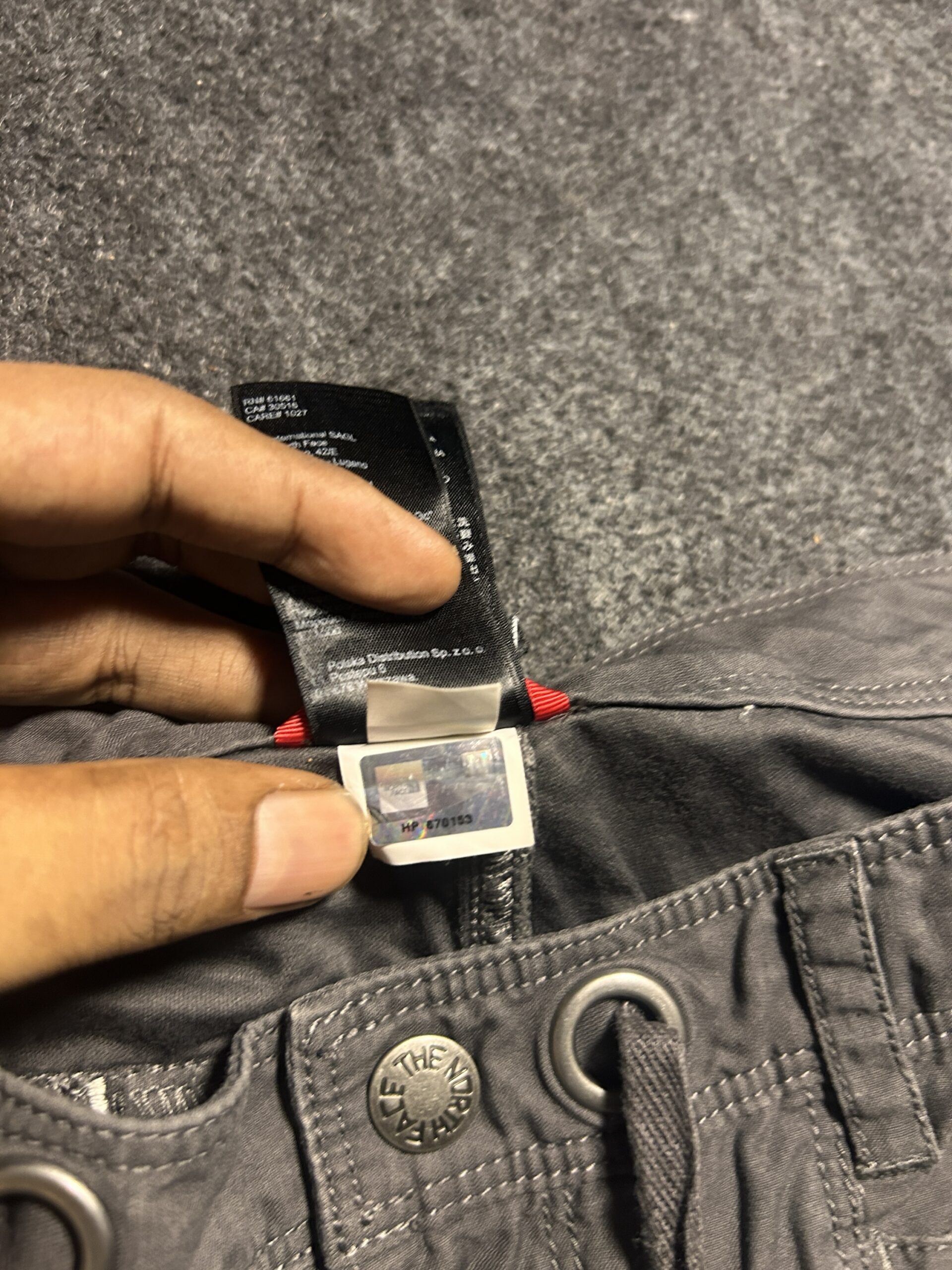 The North Face Track Pants back view