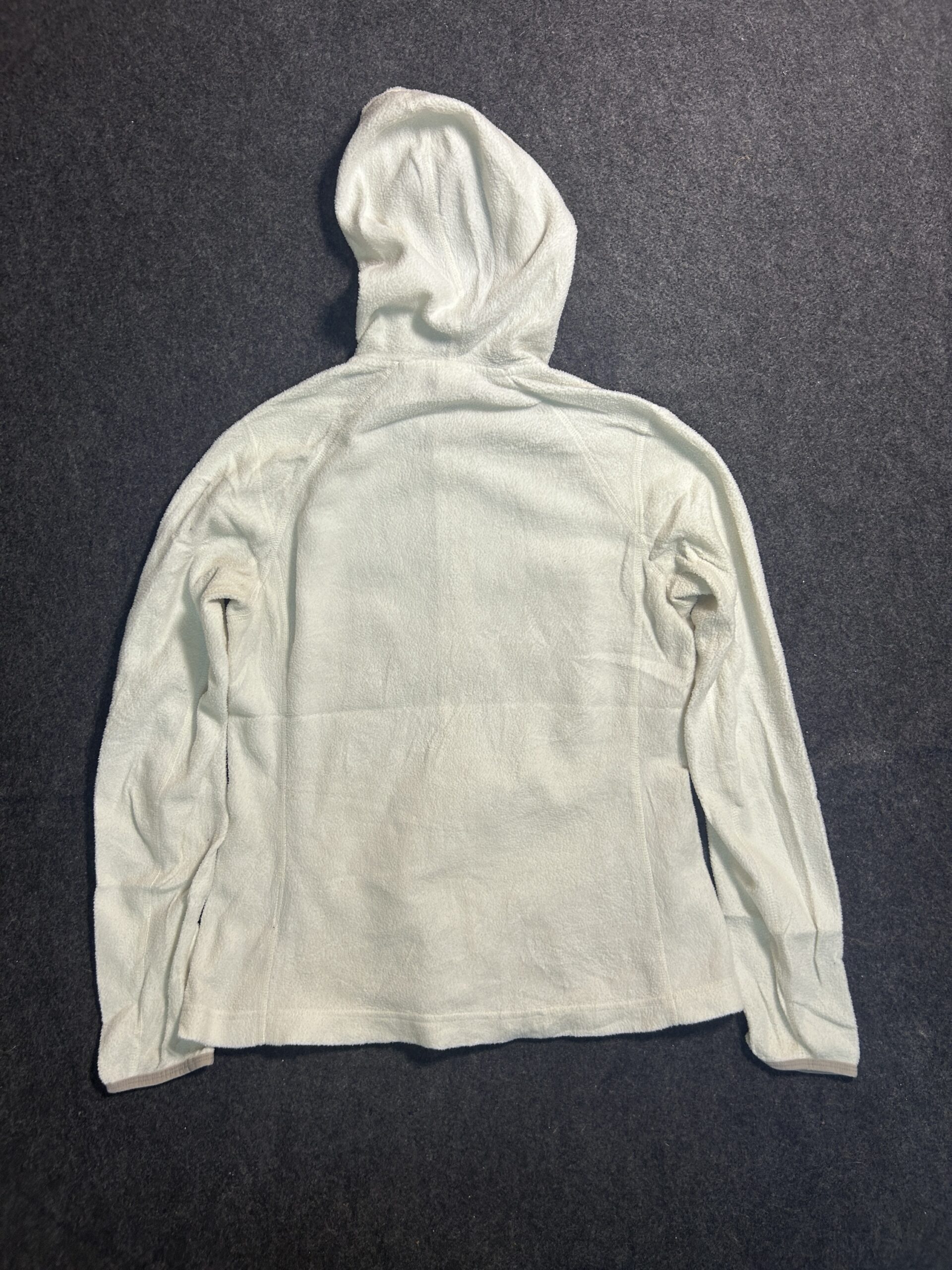 The North Face White Fleece Jacket detail view