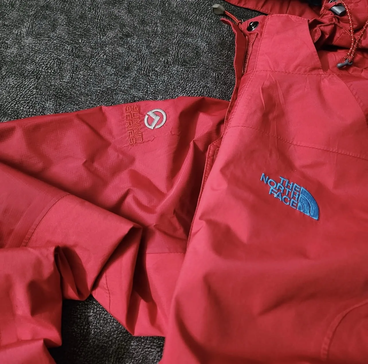 The North Face GORE-TEX Red Jacket back view