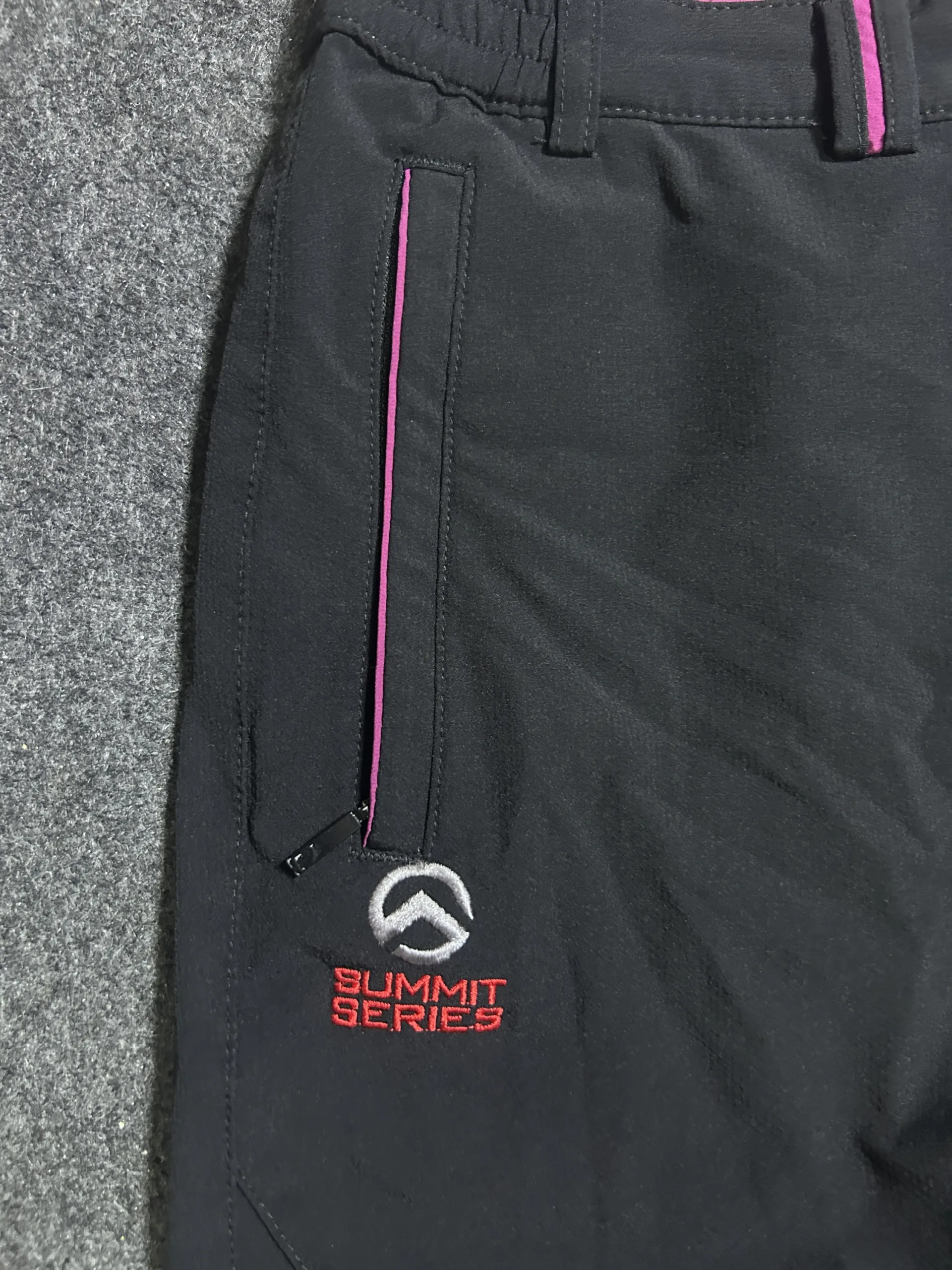 The North Face Black Pants back view