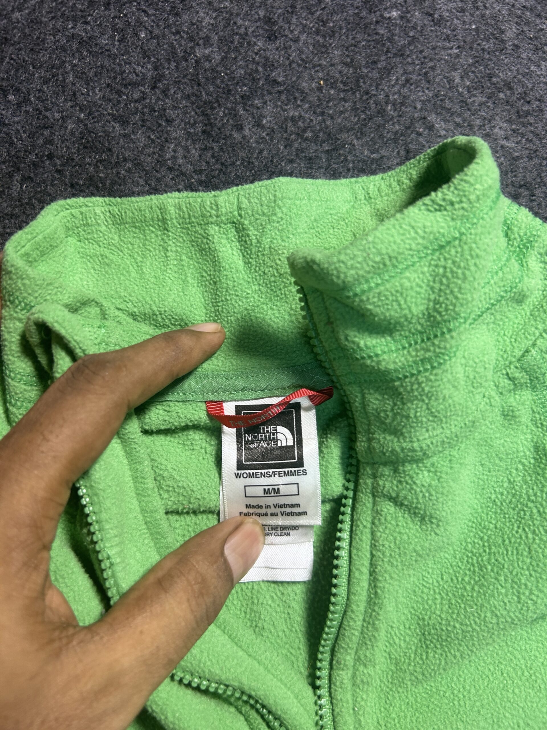 The North Face Green Sweatshirt detail view