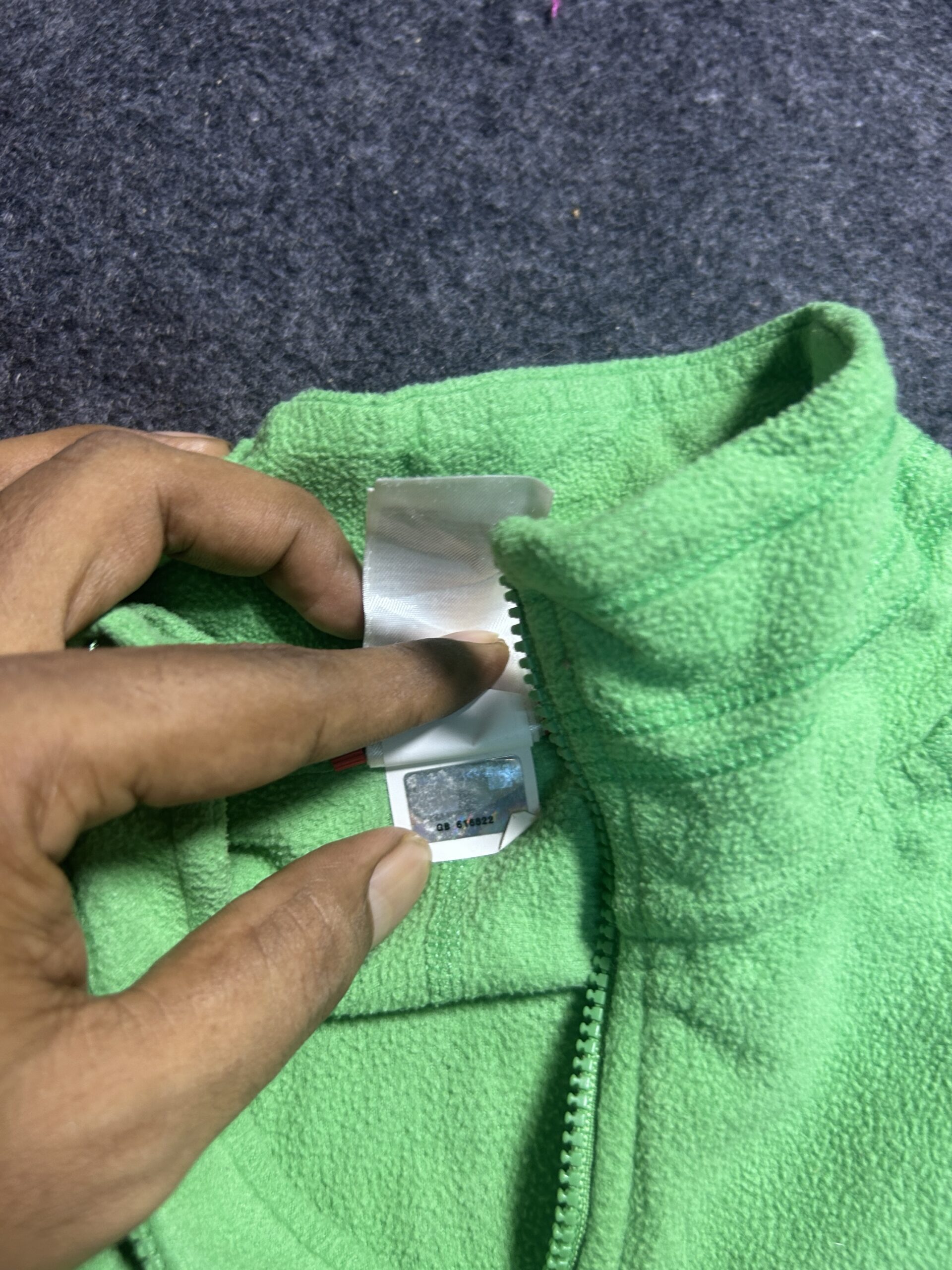 The North Face Green Sweatshirt back view