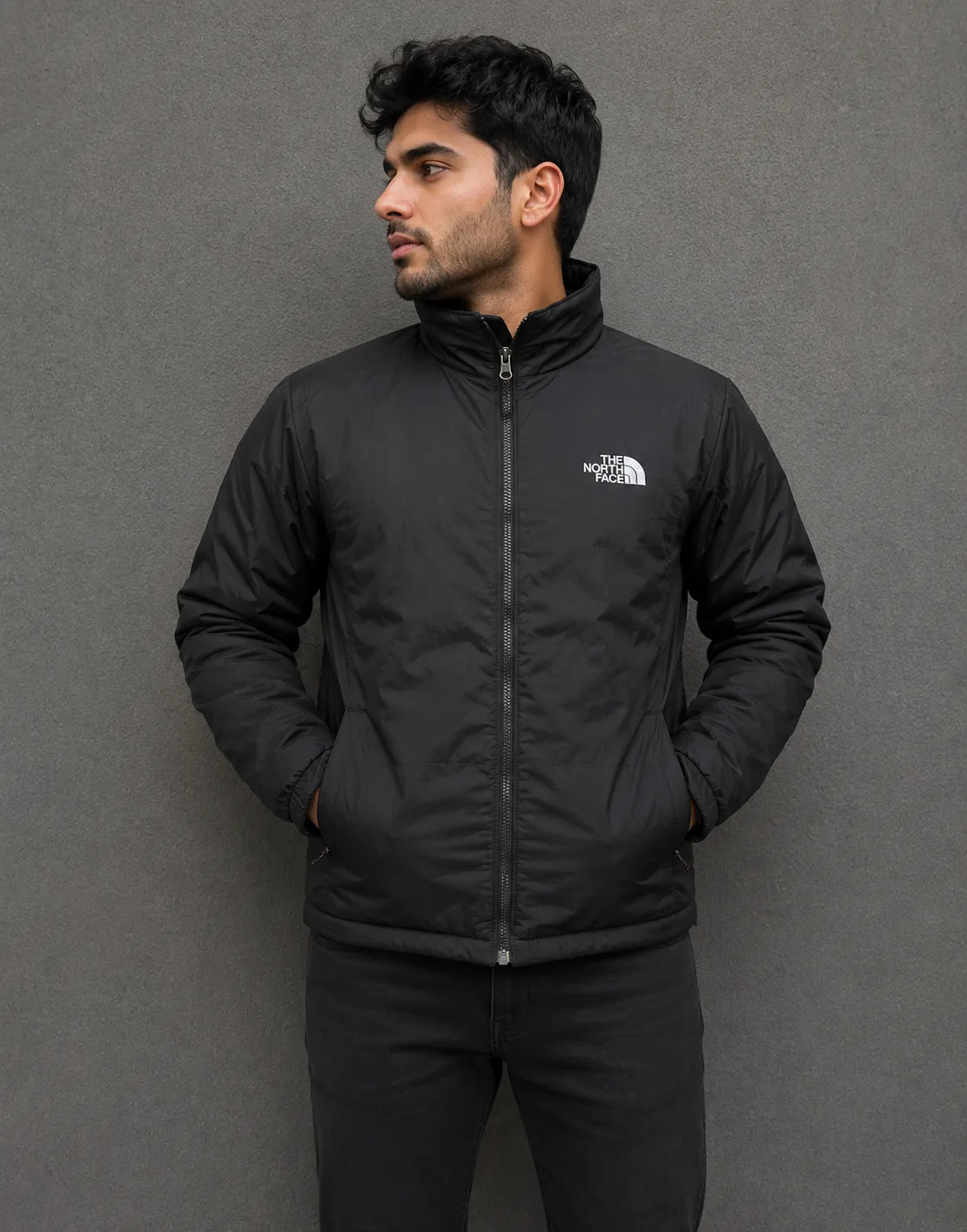 The North Face Black Jacket front view