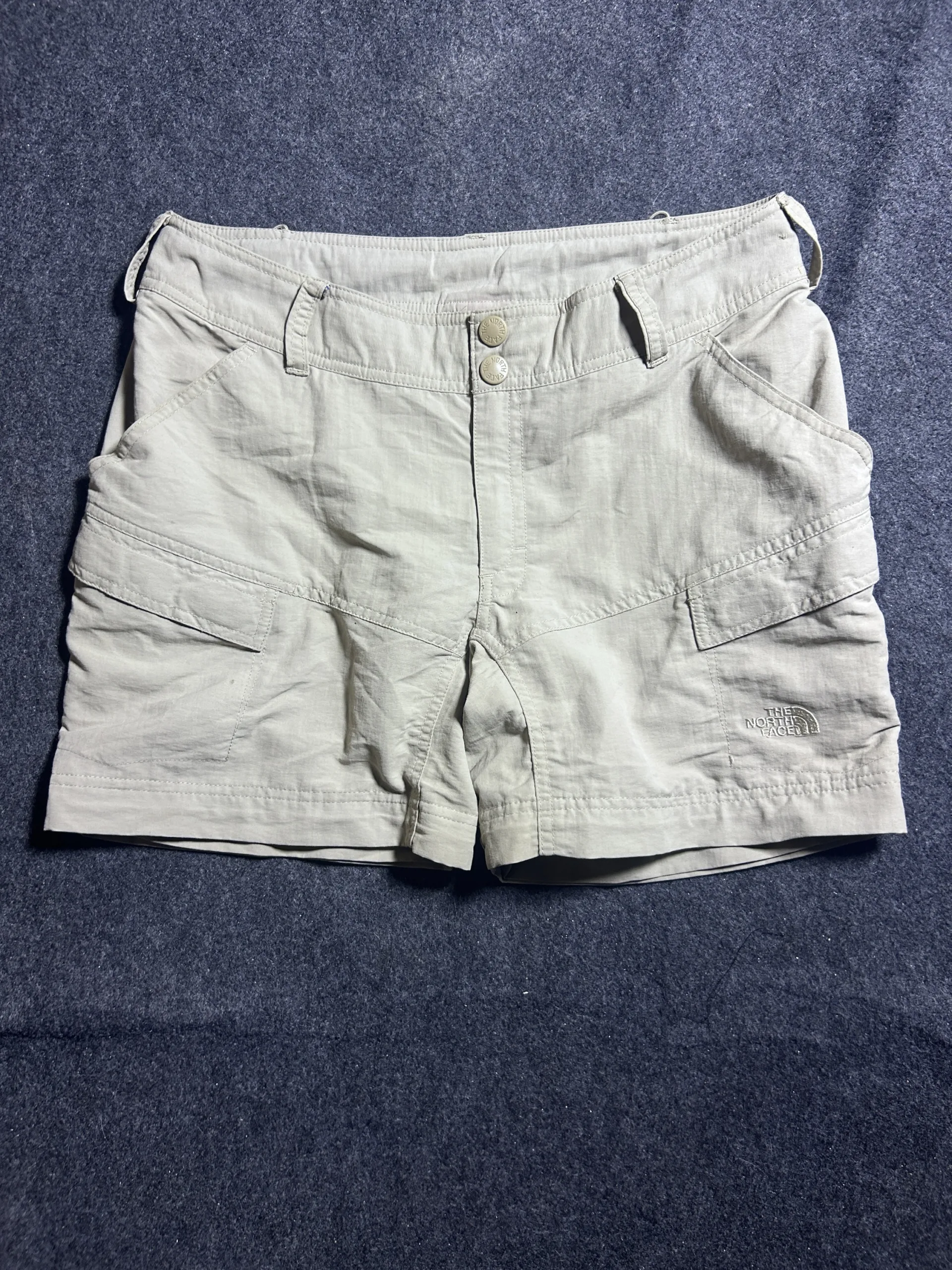 The North Face Beige Shorts front view