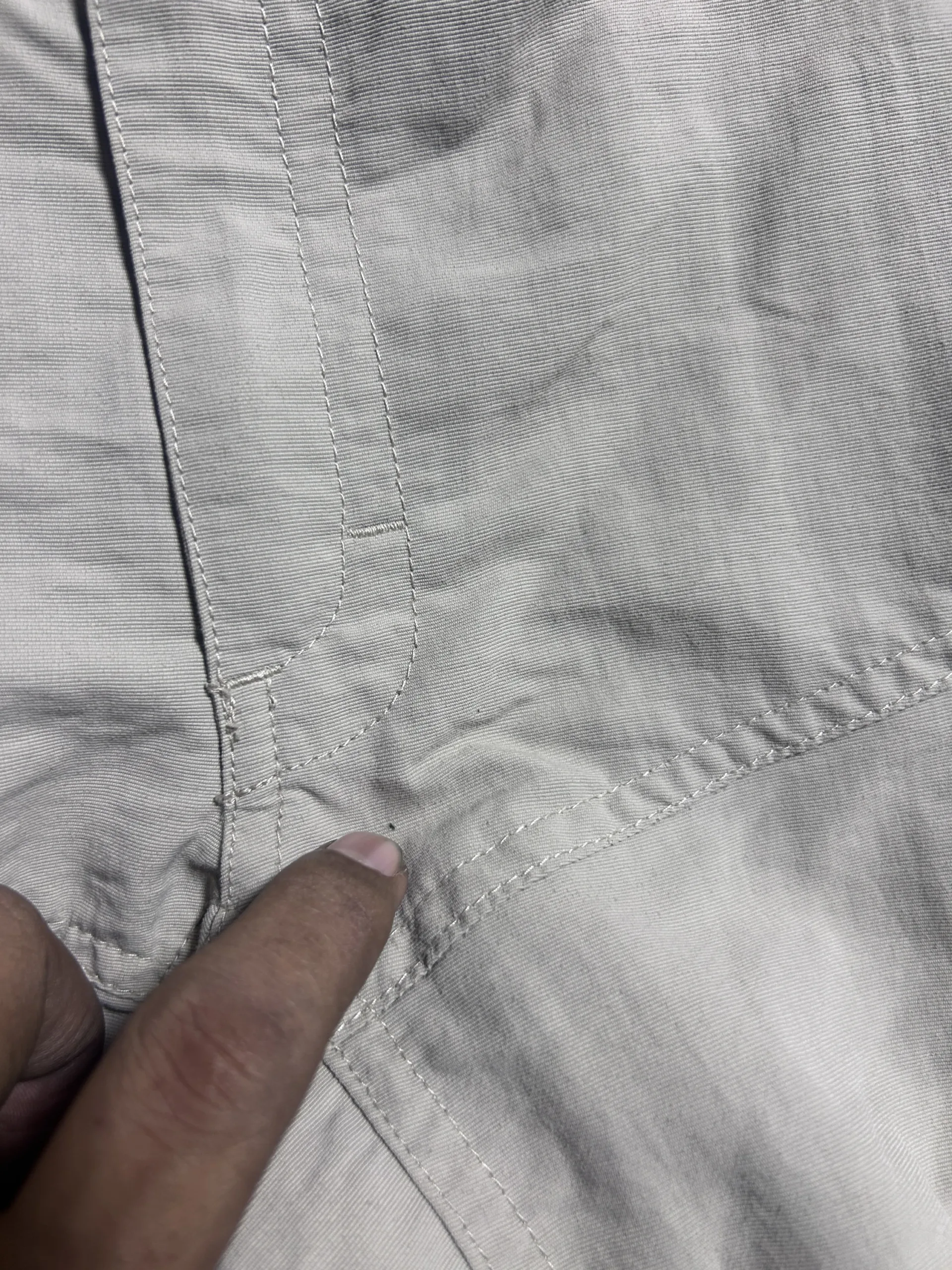 The North Face Beige Shorts back view