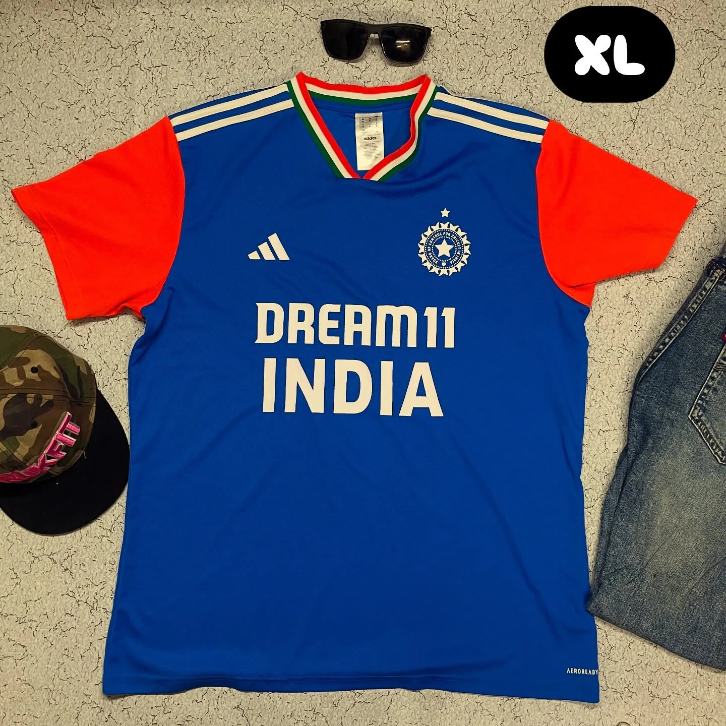 Adidas Blue Jersey front view