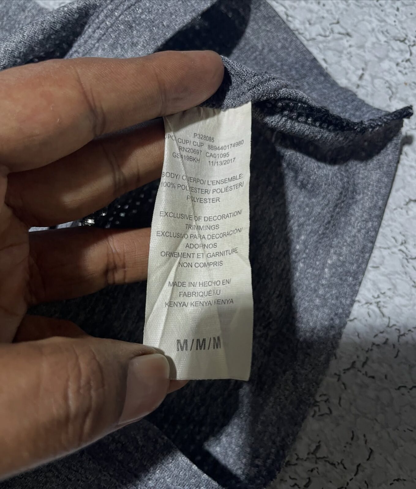 Dickies Grey T-Shirt detail view