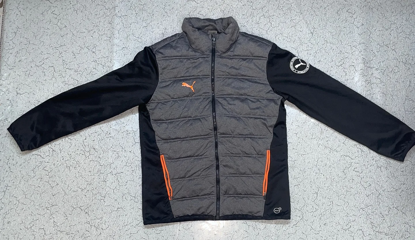 Puma Grey Puffer Jacket alternate view