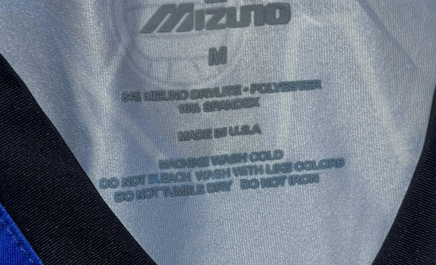 Jersey back view