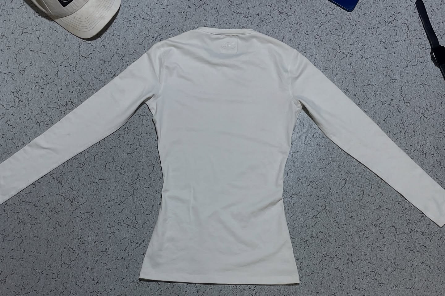 Under Armour White T-Shirt back view