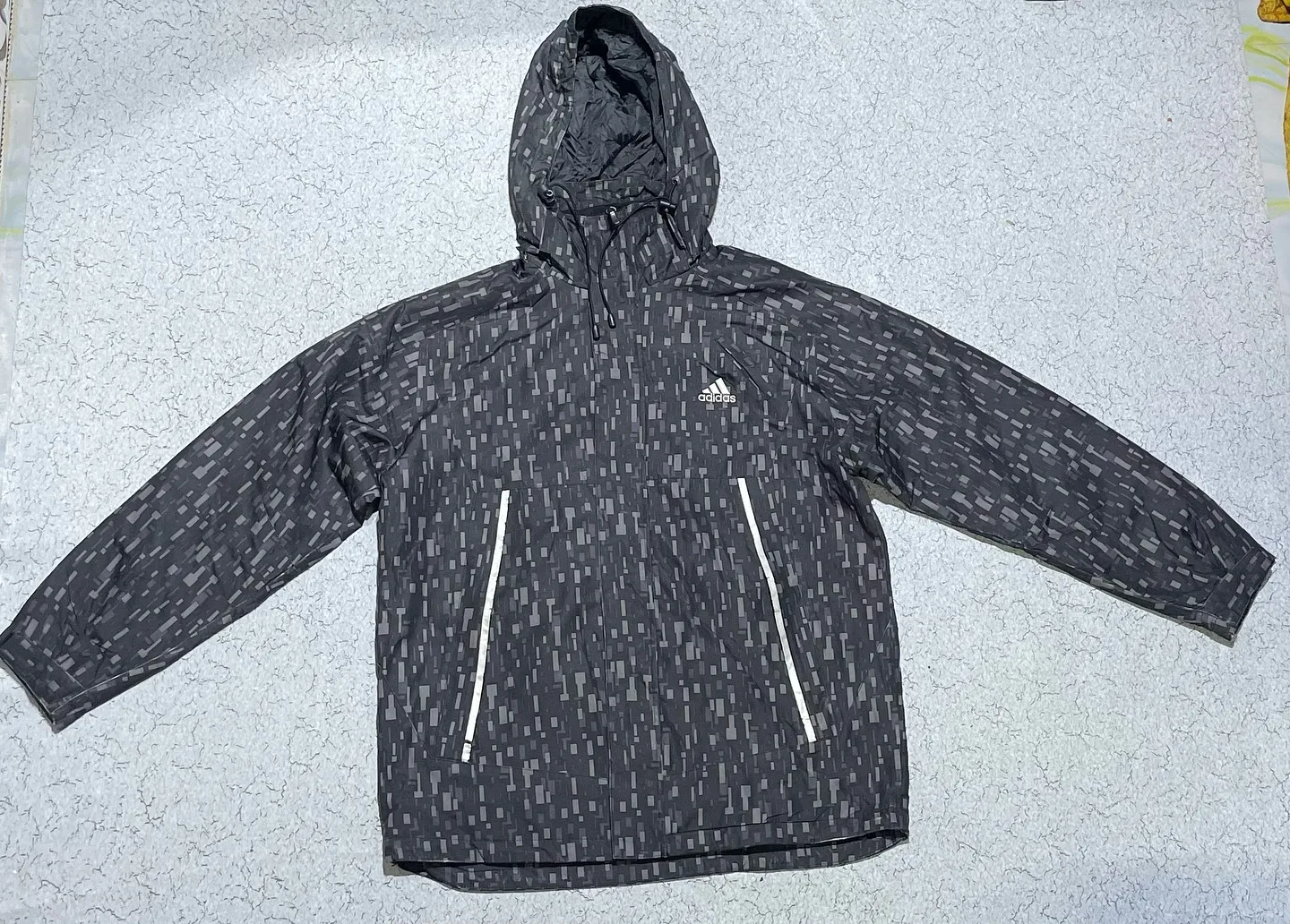 Adidas Black Windbreaker Jacket alternate view