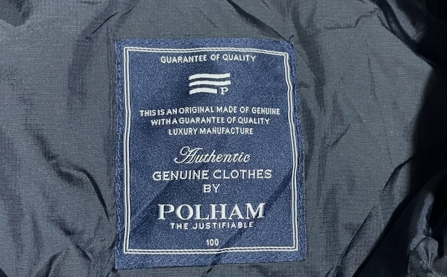 Black Jacket detail view