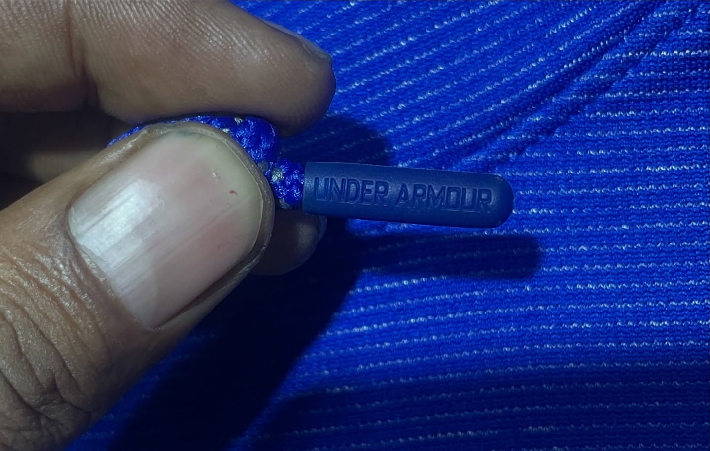 Under Armour Blue simple back view