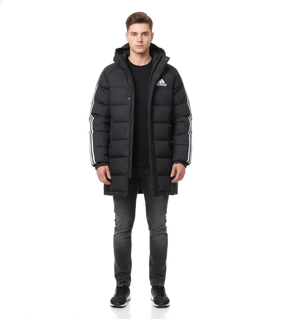 Adidas Black Jacket front view