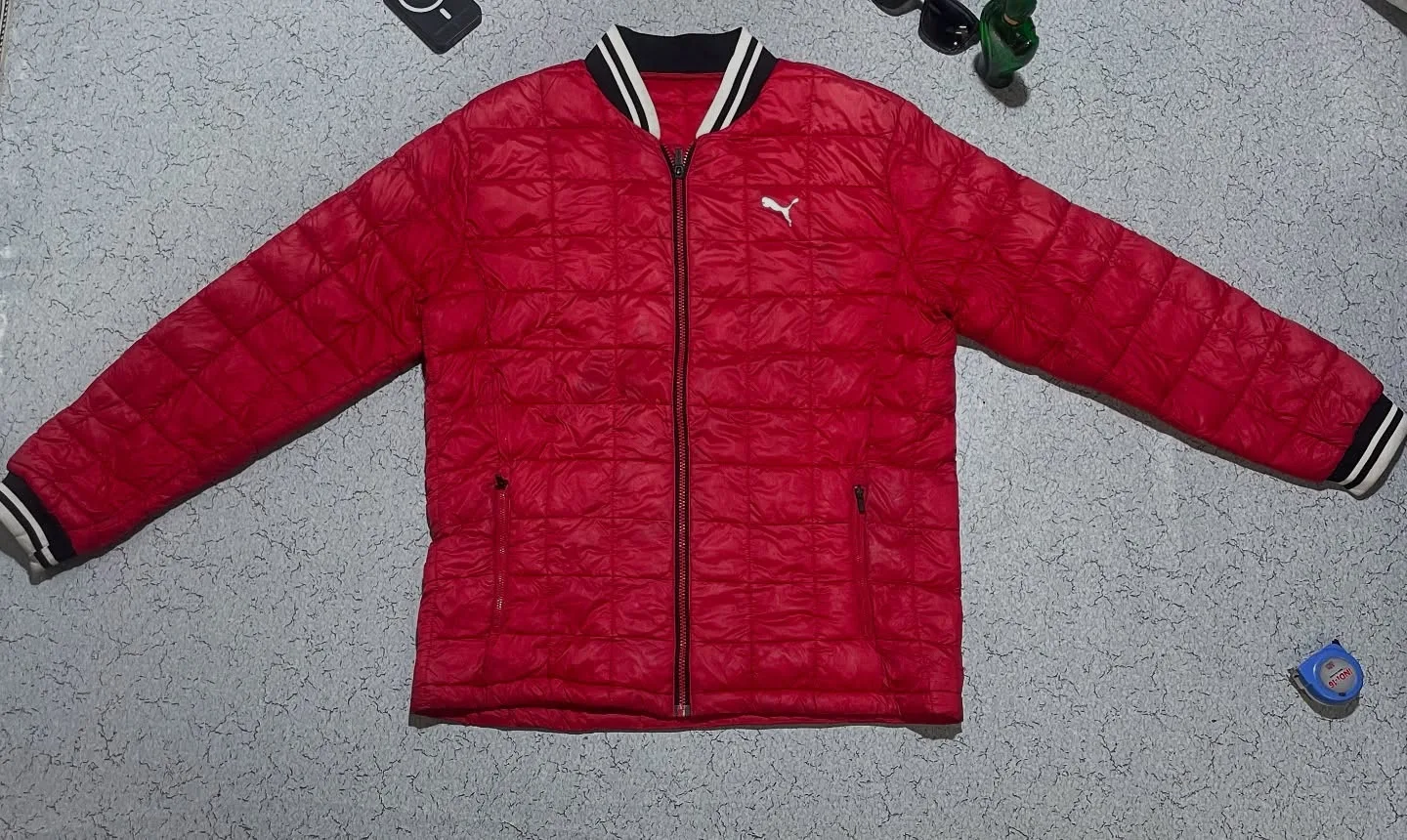Puma Red Puffer Jacket alternate view