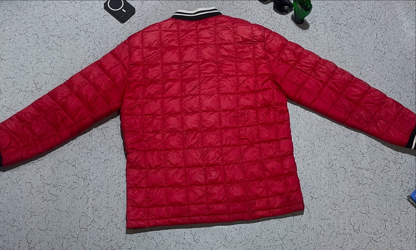 Puma Red Puffer Jacket detail view